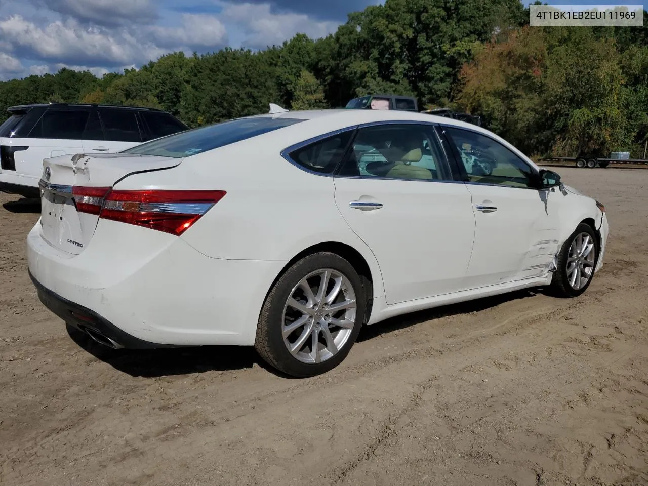 2014 Toyota Avalon Base VIN: 4T1BK1EB2EU111969 Lot: 72530834