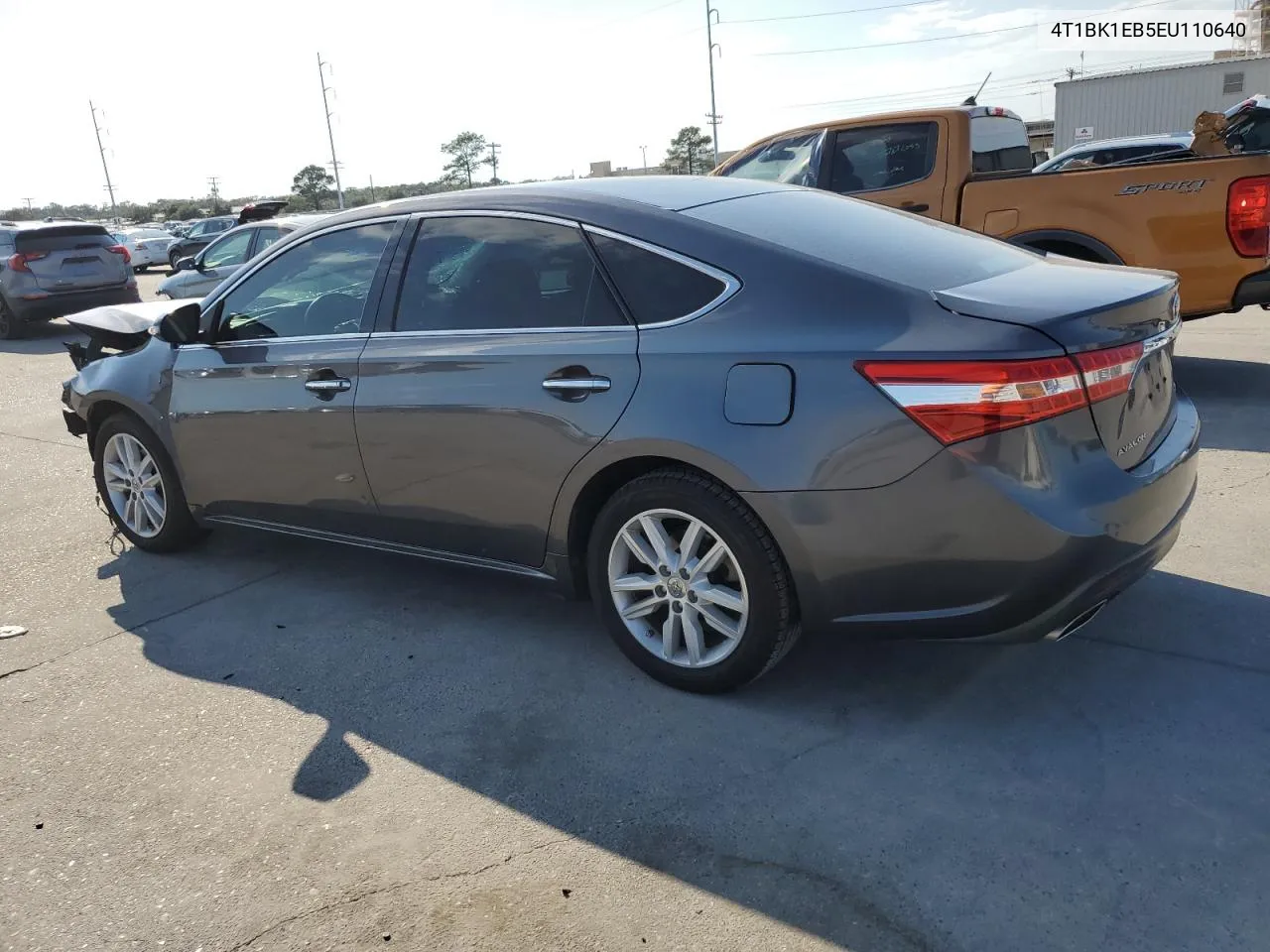 2014 Toyota Avalon Base VIN: 4T1BK1EB5EU110640 Lot: 73115774