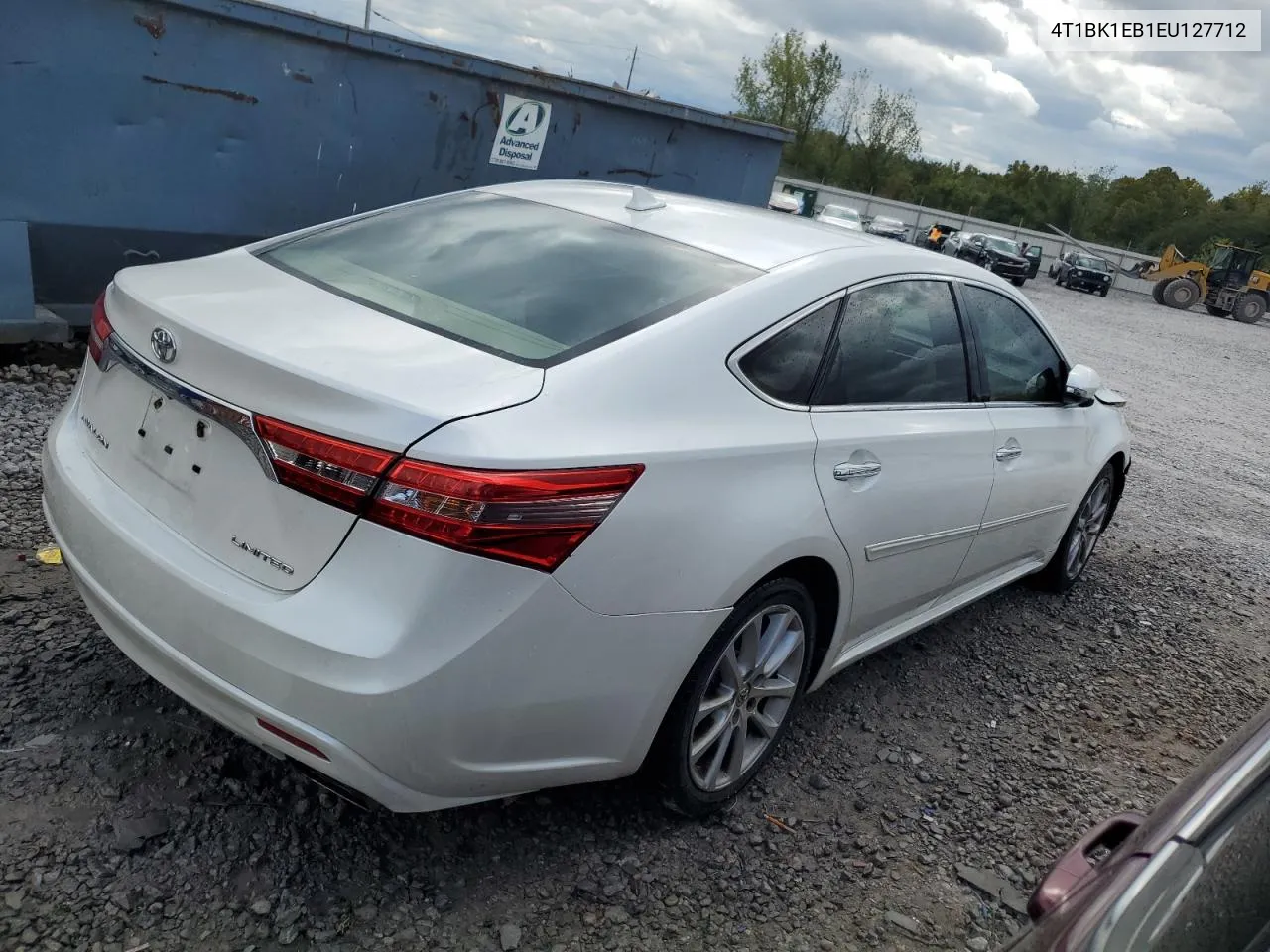 2014 Toyota Avalon Base VIN: 4T1BK1EB1EU127712 Lot: 73570414