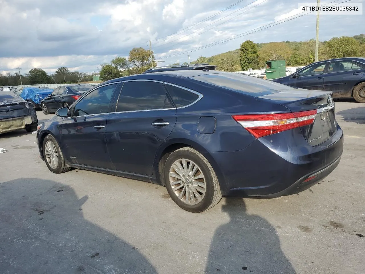 2014 Toyota Avalon Hybrid VIN: 4T1BD1EB2EU035342 Lot: 73705154