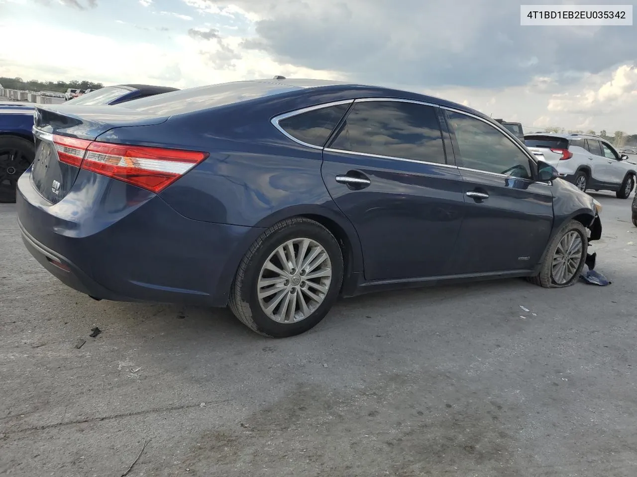 2014 Toyota Avalon Hybrid VIN: 4T1BD1EB2EU035342 Lot: 73705154