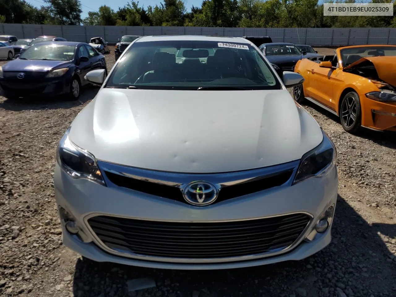 2014 Toyota Avalon Hybrid VIN: 4T1BD1EB9EU025309 Lot: 74339724