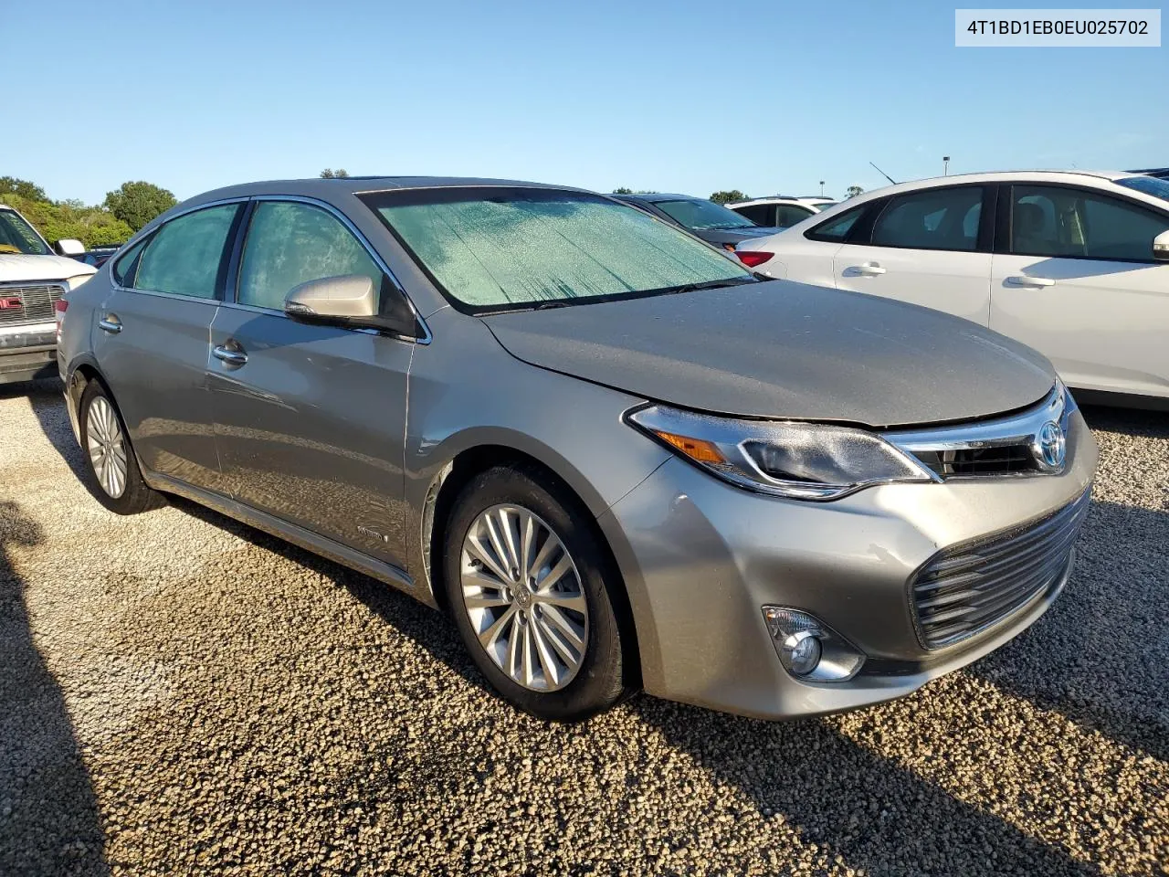 4T1BD1EB0EU025702 2014 Toyota Avalon Hybrid