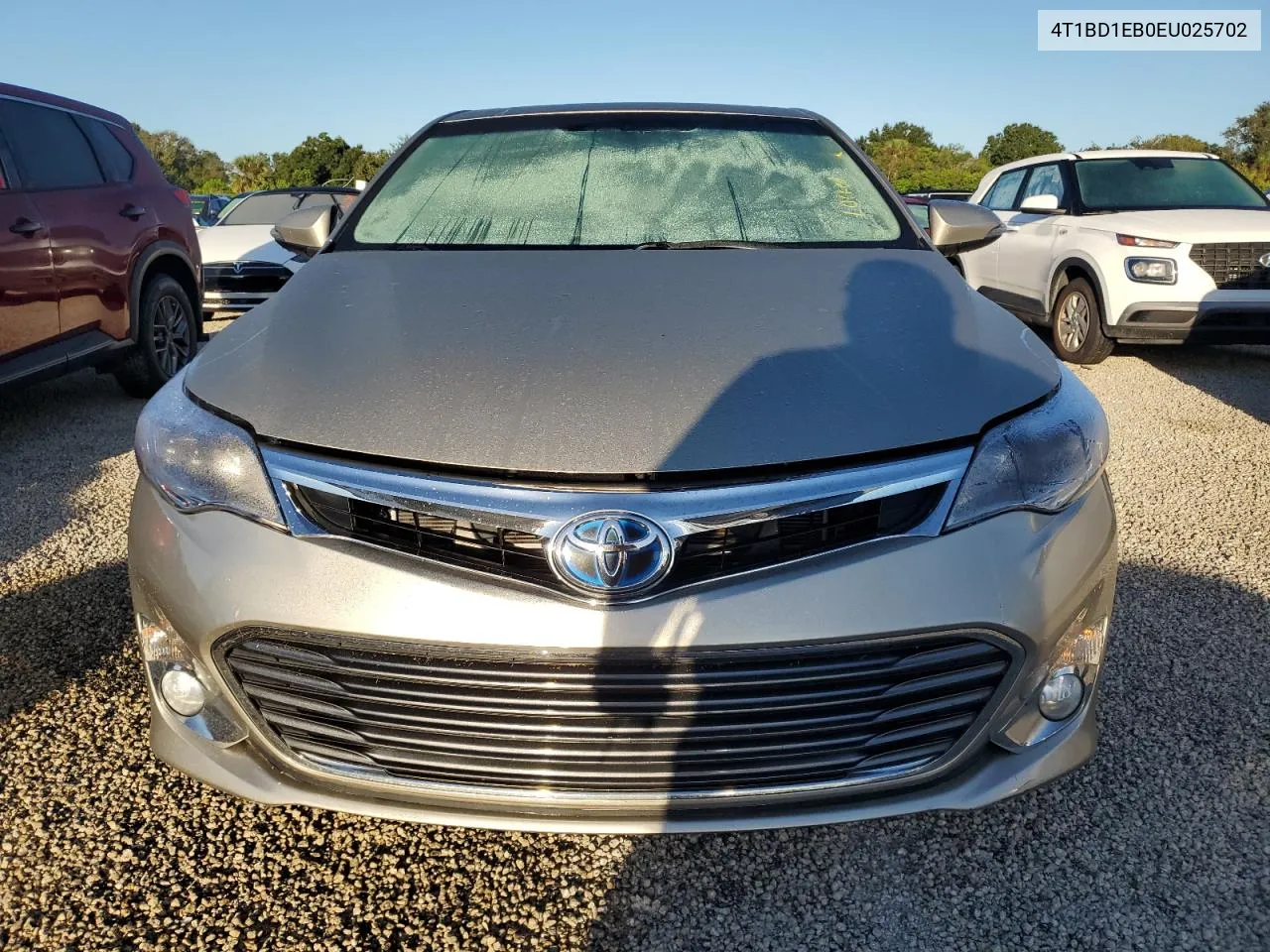 2014 Toyota Avalon Hybrid VIN: 4T1BD1EB0EU025702 Lot: 74686884