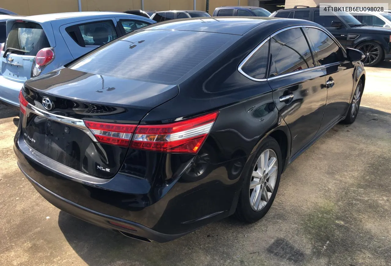 2014 Toyota Avalon Base VIN: 4T1BK1EB6EU098028 Lot: 74745304