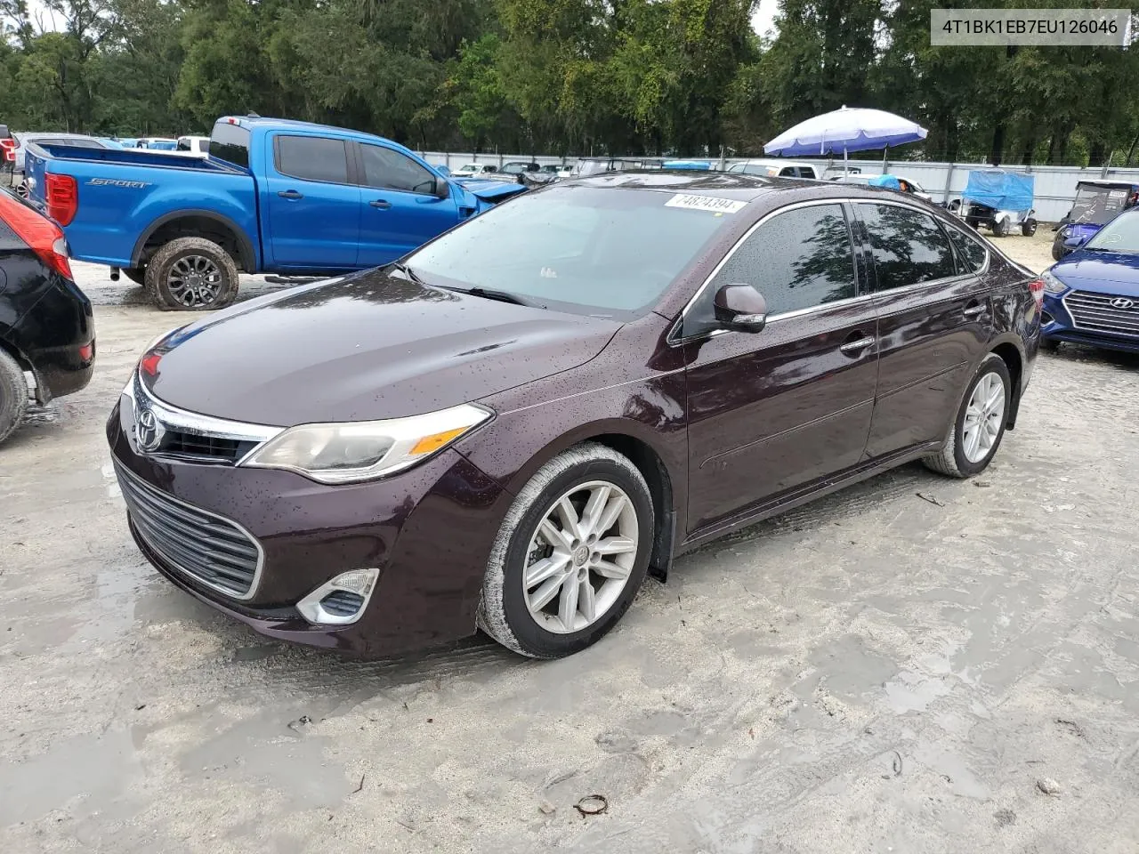 2014 Toyota Avalon Base VIN: 4T1BK1EB7EU126046 Lot: 74824394