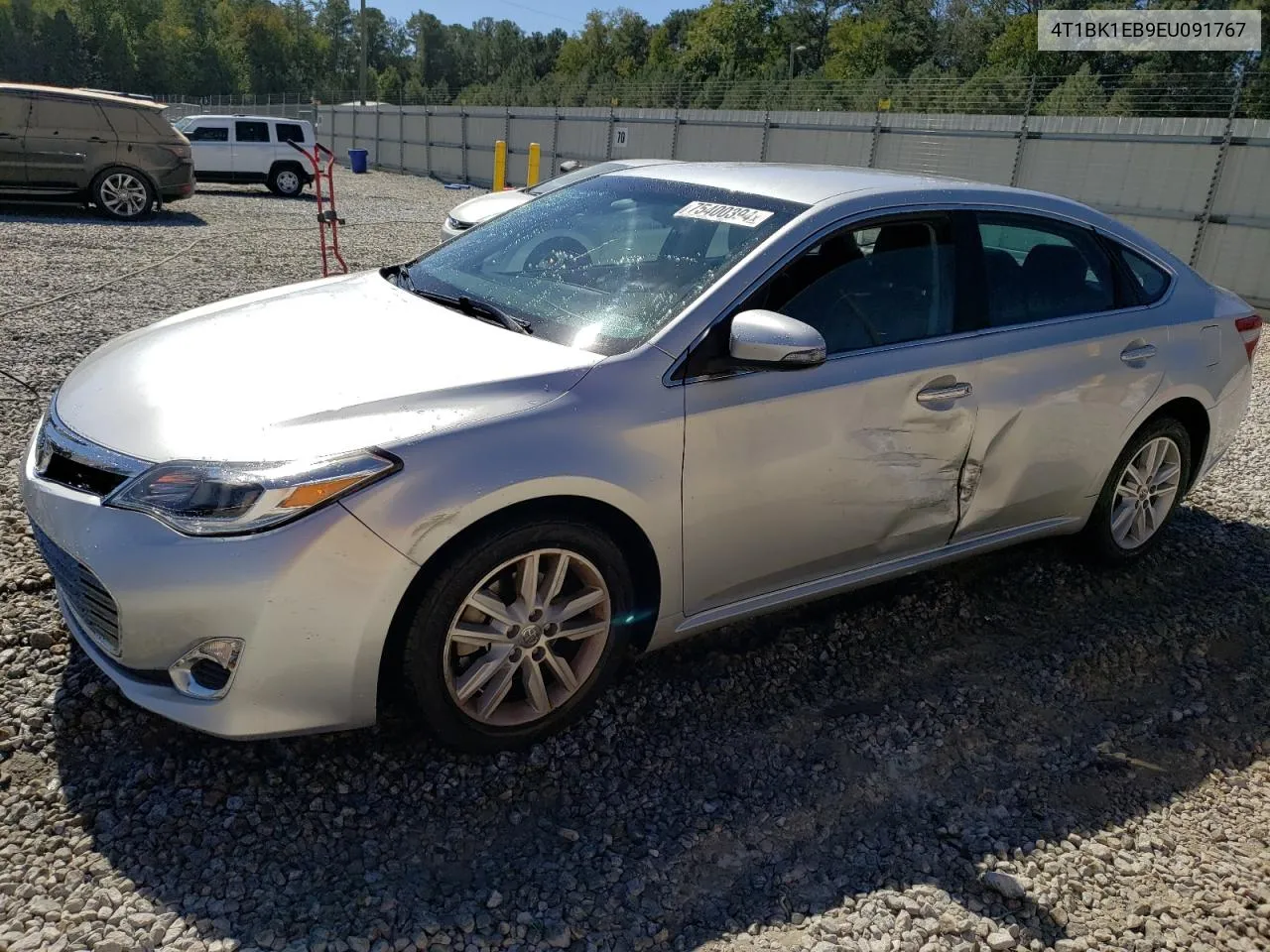 2014 Toyota Avalon Base VIN: 4T1BK1EB9EU091767 Lot: 75400394