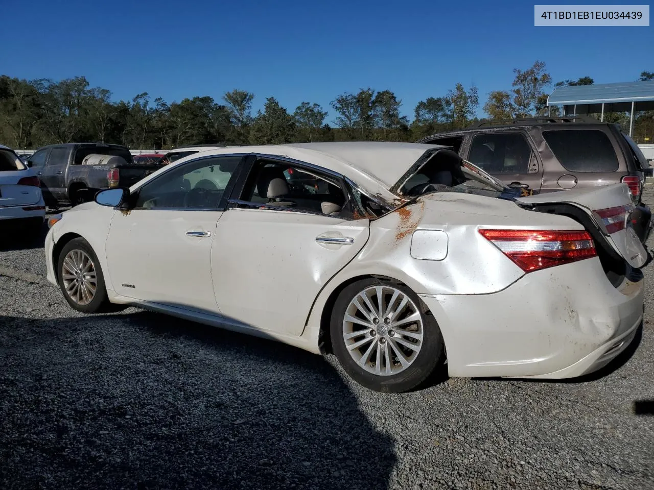 2014 Toyota Avalon Hybrid VIN: 4T1BD1EB1EU034439 Lot: 75532524