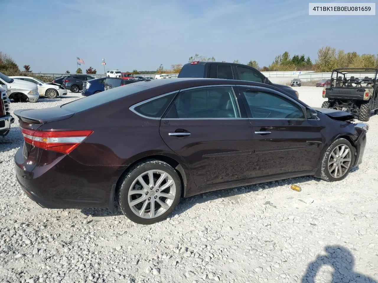 2014 Toyota Avalon Base VIN: 4T1BK1EB0EU081659 Lot: 75701784