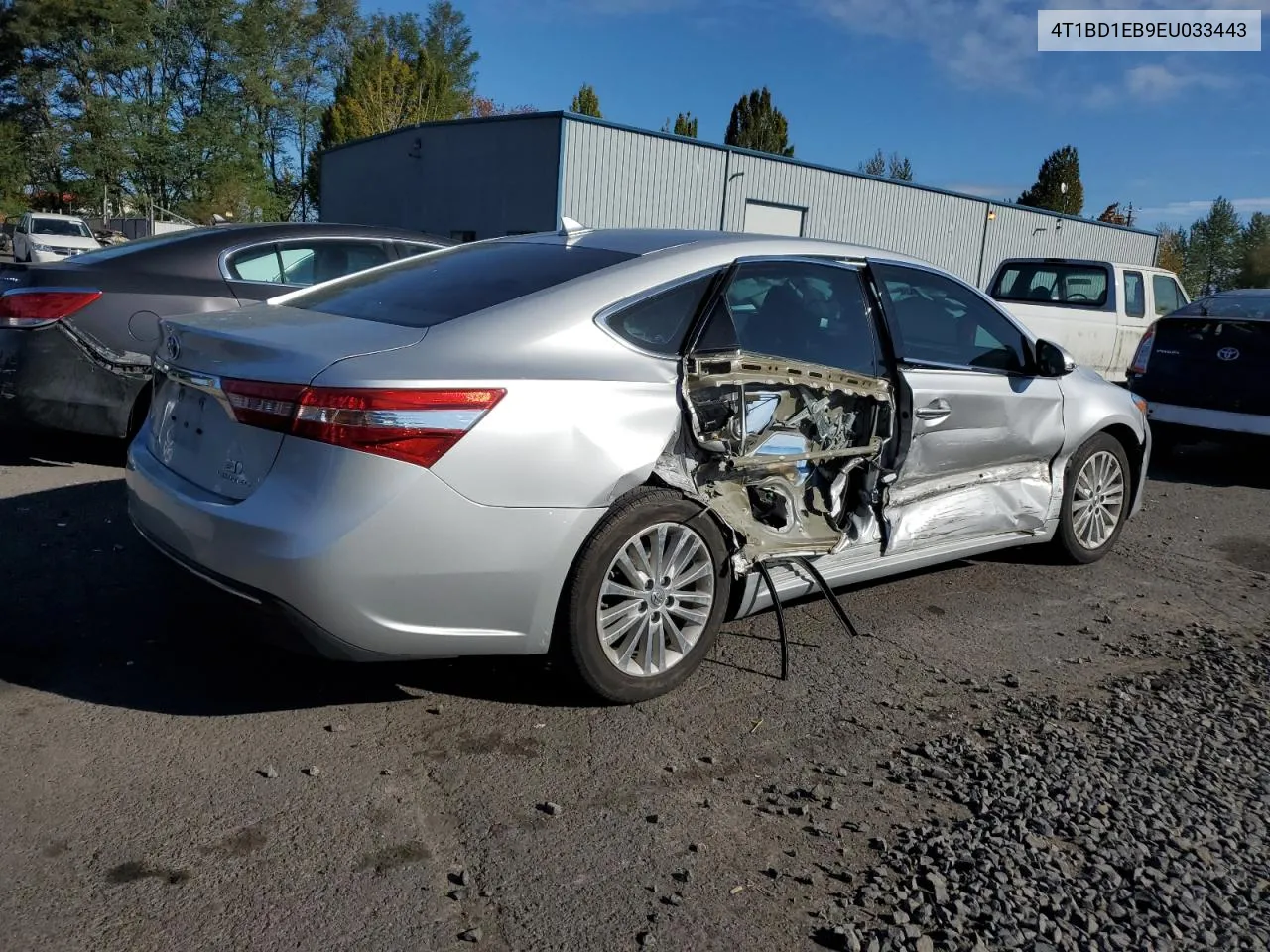 2014 Toyota Avalon Hybrid VIN: 4T1BD1EB9EU033443 Lot: 75776784