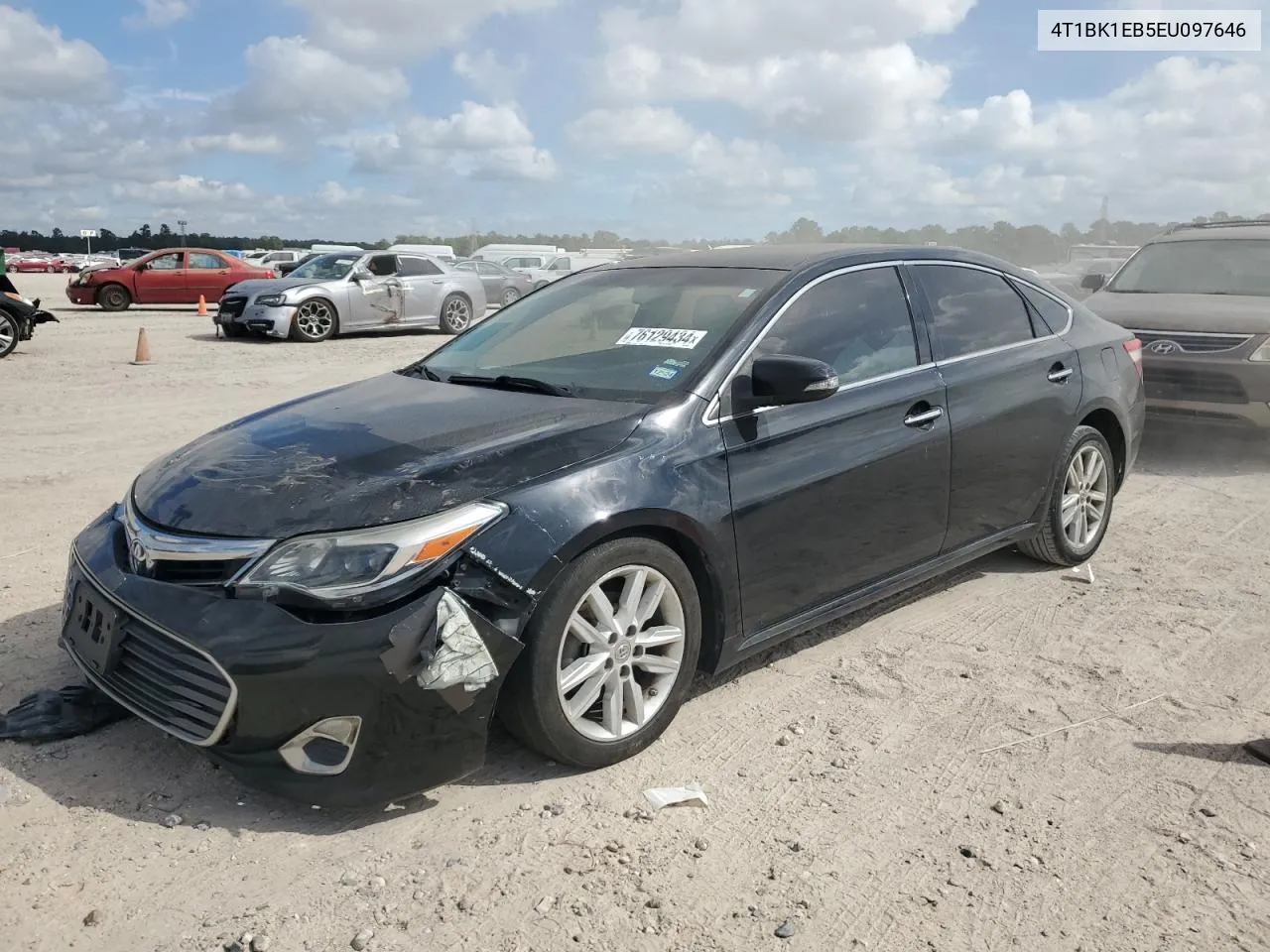 2014 Toyota Avalon Base VIN: 4T1BK1EB5EU097646 Lot: 76129434