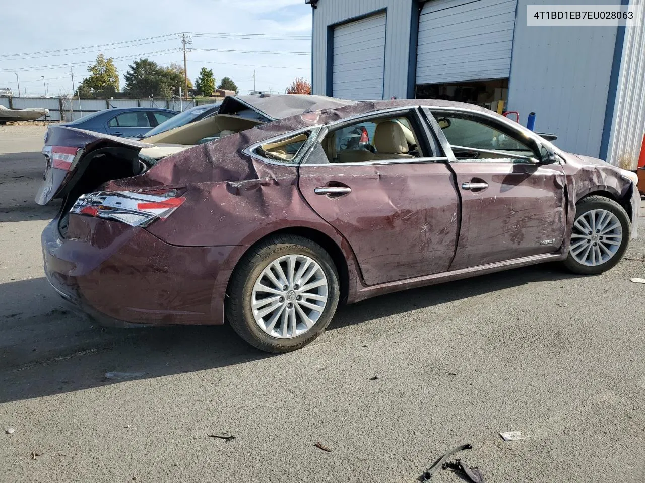 2014 Toyota Avalon Hybrid VIN: 4T1BD1EB7EU028063 Lot: 76369064