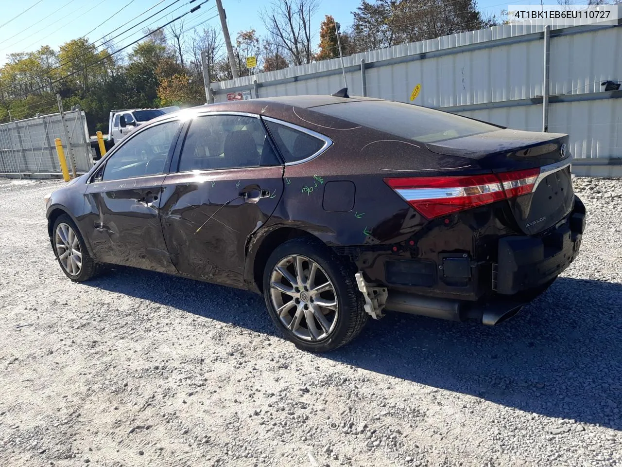 2014 Toyota Avalon Base VIN: 4T1BK1EB6EU110727 Lot: 77184054