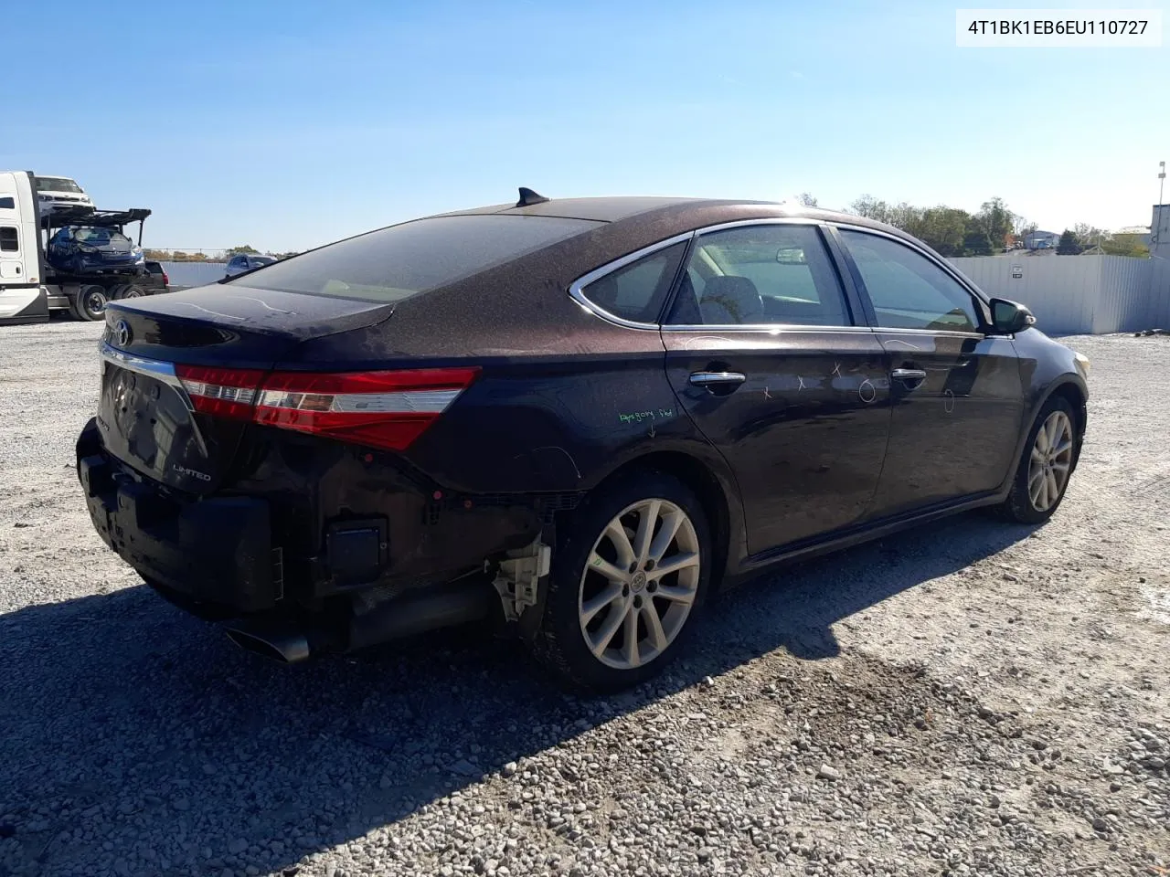 2014 Toyota Avalon Base VIN: 4T1BK1EB6EU110727 Lot: 77184054