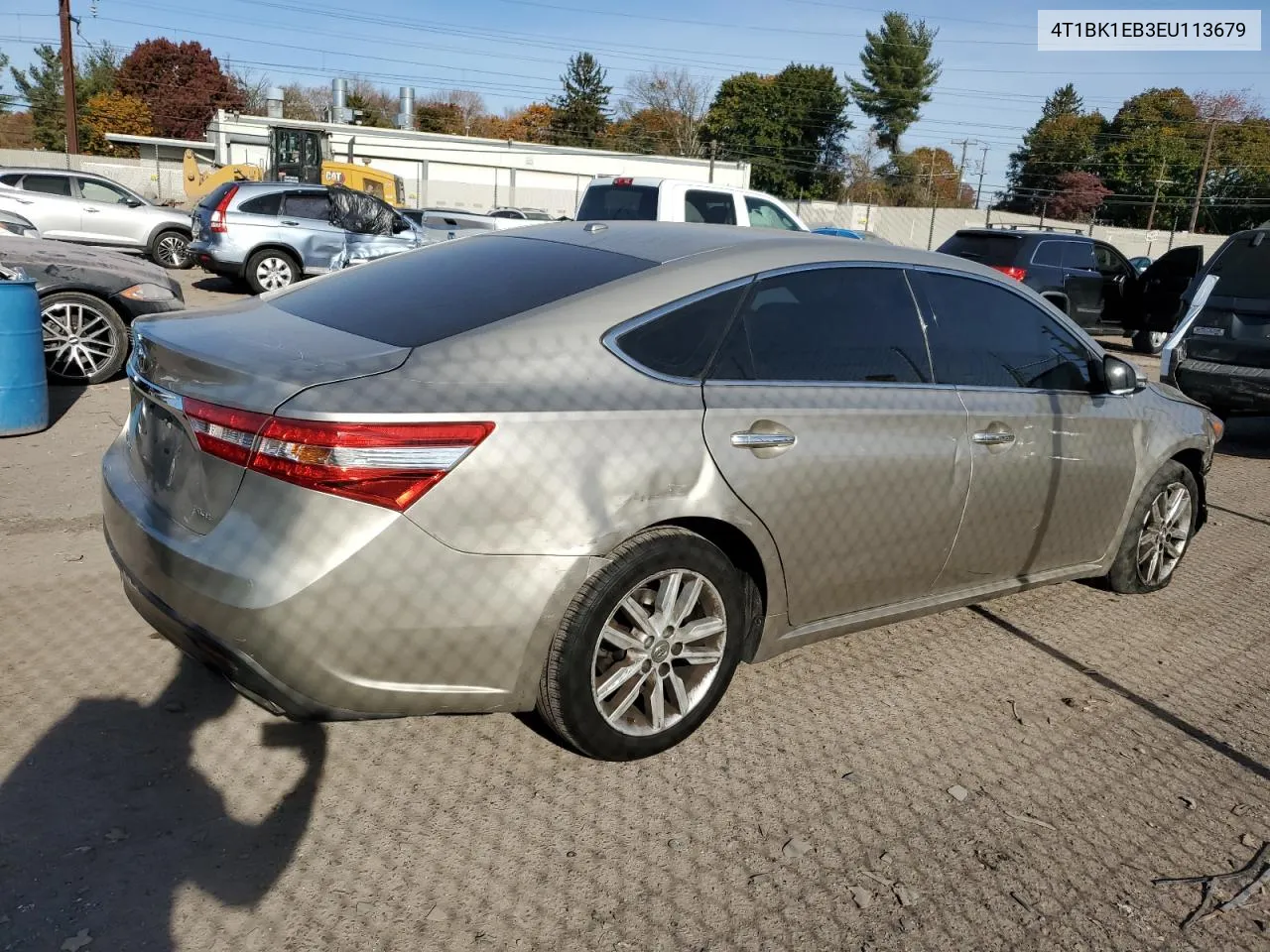 2014 Toyota Avalon Base VIN: 4T1BK1EB3EU113679 Lot: 77384294