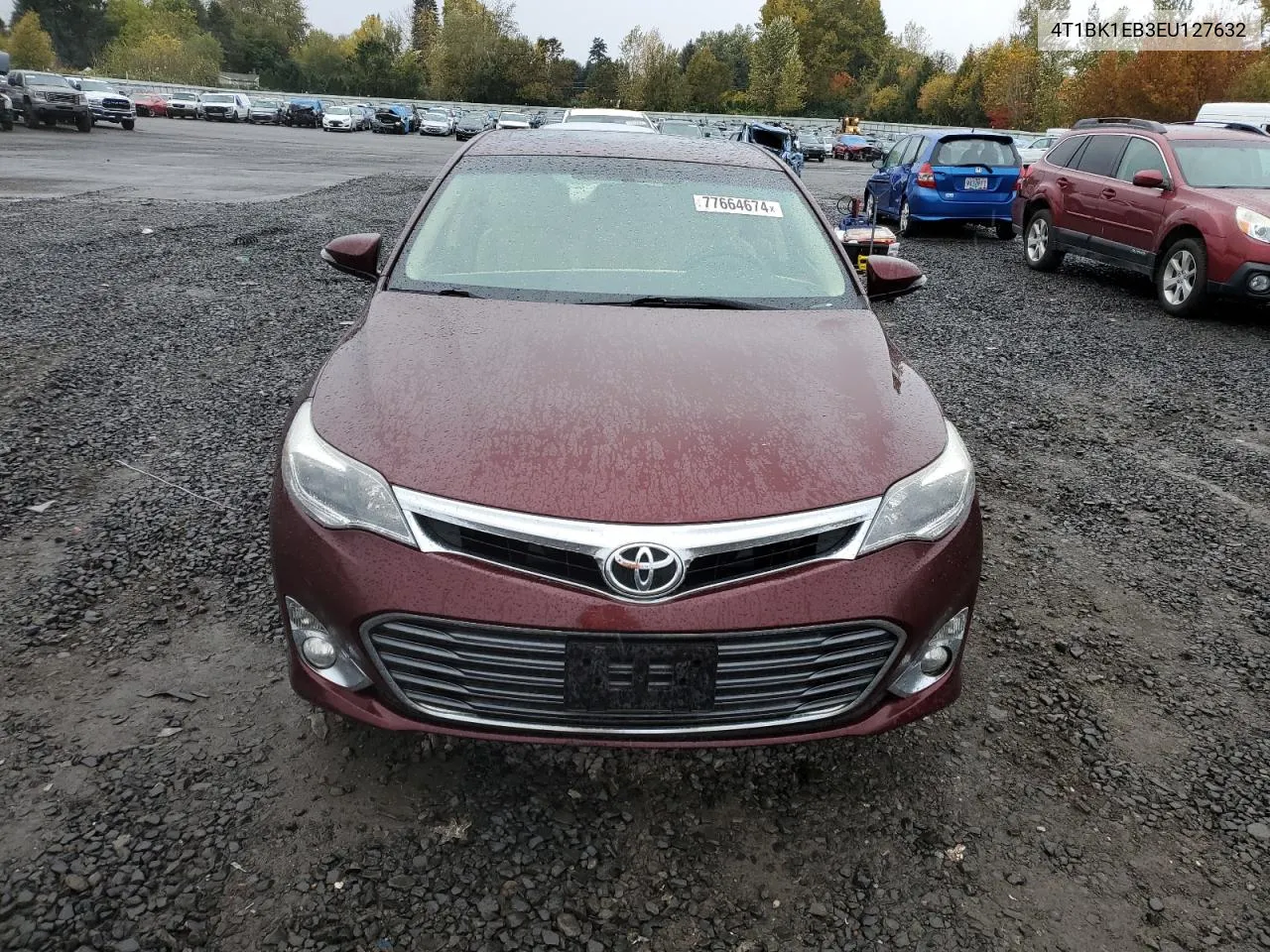 2014 Toyota Avalon Base VIN: 4T1BK1EB3EU127632 Lot: 77664674