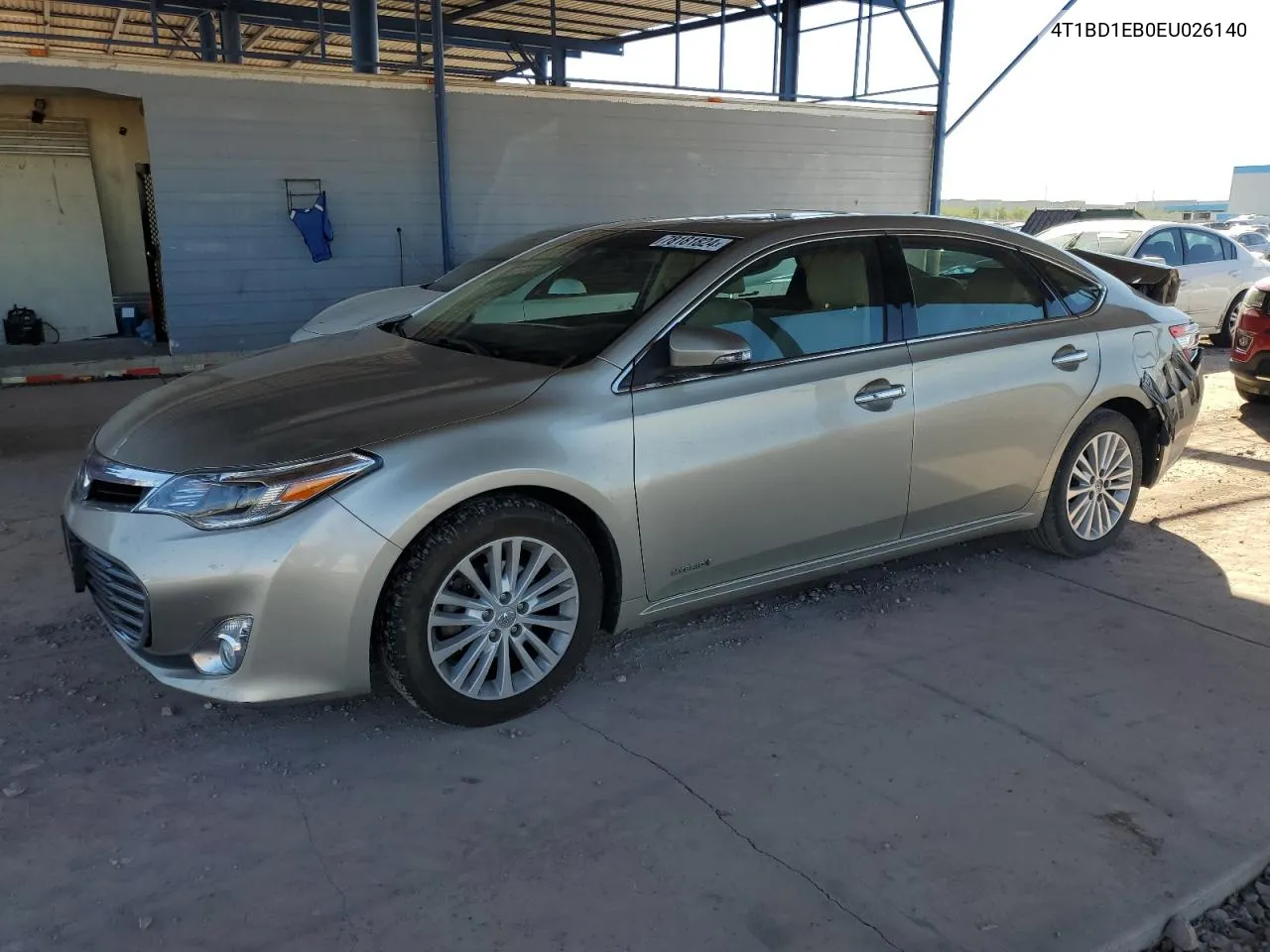 2014 Toyota Avalon Hybrid VIN: 4T1BD1EB0EU026140 Lot: 78181824