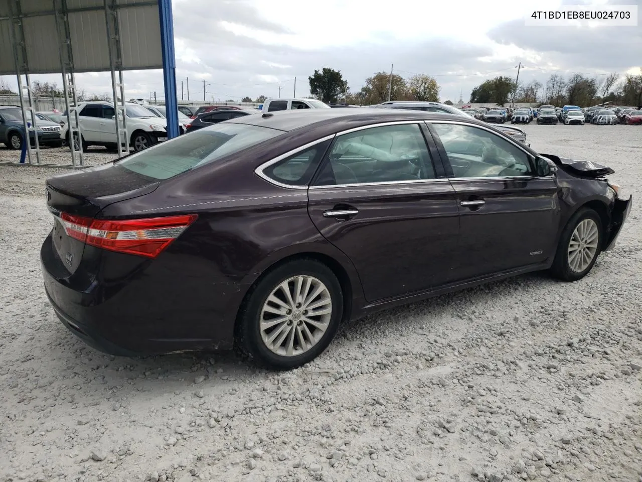 2014 Toyota Avalon Hybrid VIN: 4T1BD1EB8EU024703 Lot: 78445374