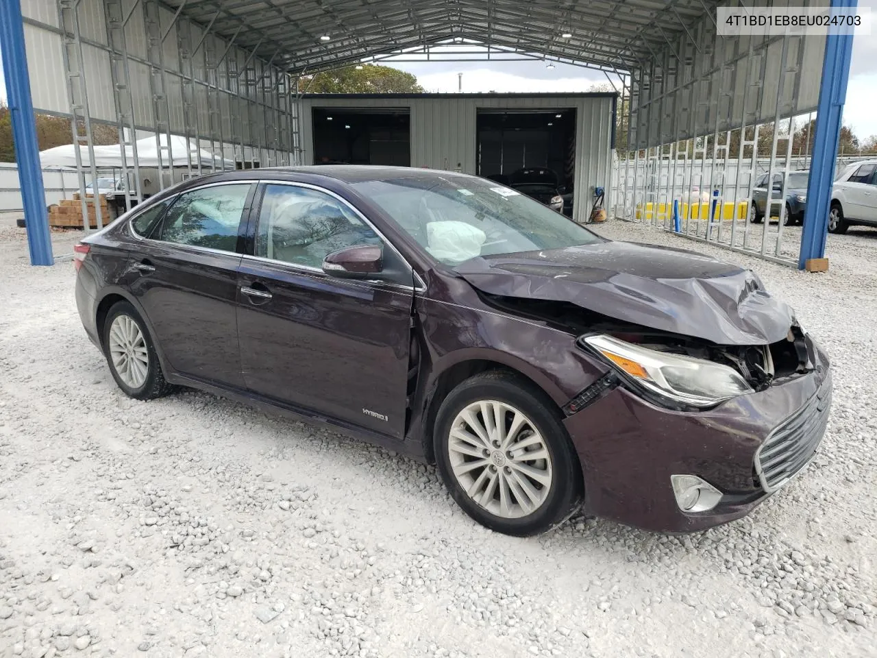 2014 Toyota Avalon Hybrid VIN: 4T1BD1EB8EU024703 Lot: 78445374