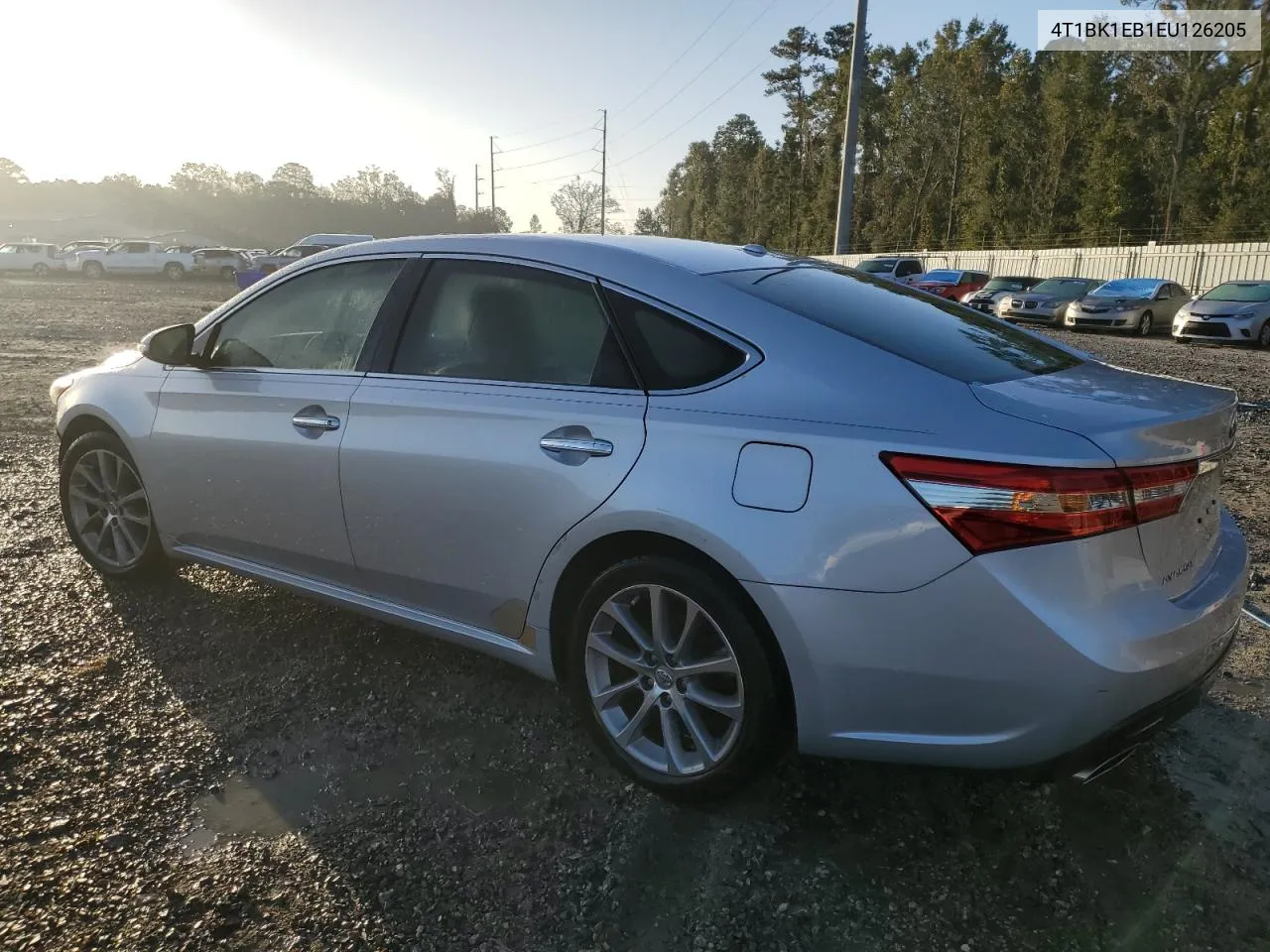 2014 Toyota Avalon Base VIN: 4T1BK1EB1EU126205 Lot: 78493744