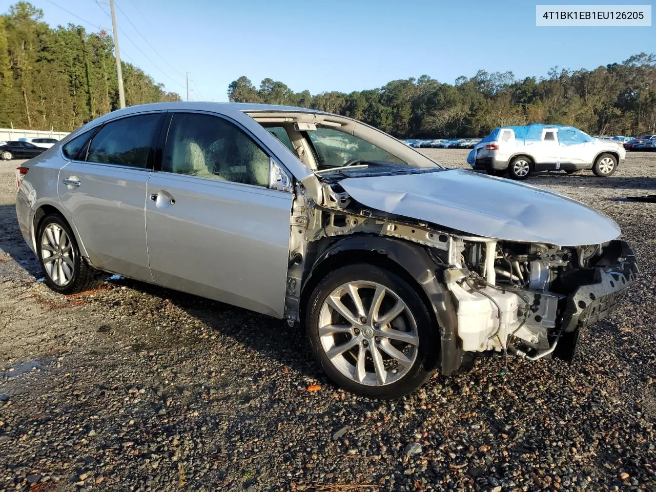 2014 Toyota Avalon Base VIN: 4T1BK1EB1EU126205 Lot: 78493744