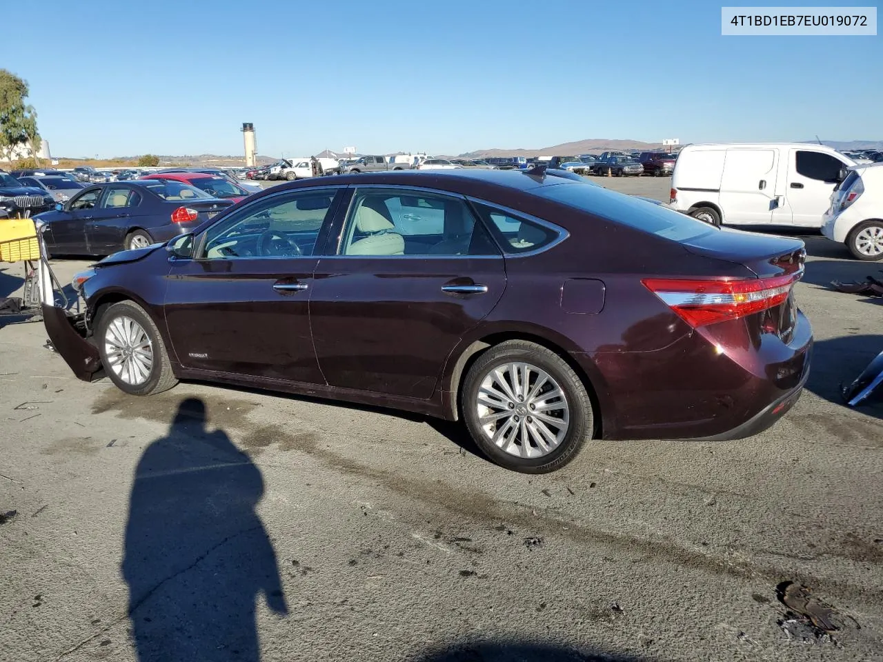 2014 Toyota Avalon Hybrid VIN: 4T1BD1EB7EU019072 Lot: 78956284