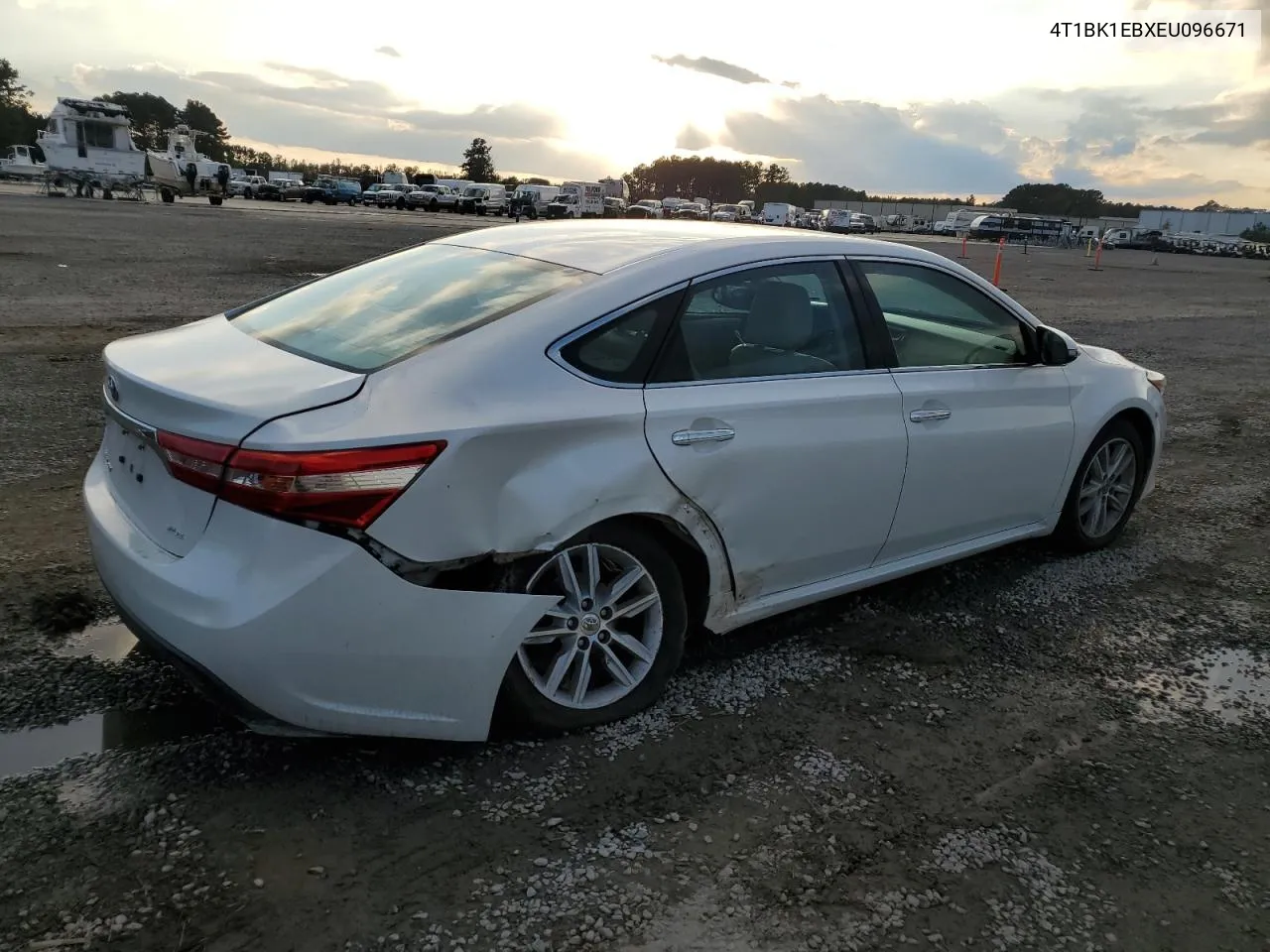 2014 Toyota Avalon Base VIN: 4T1BK1EBXEU096671 Lot: 79505224