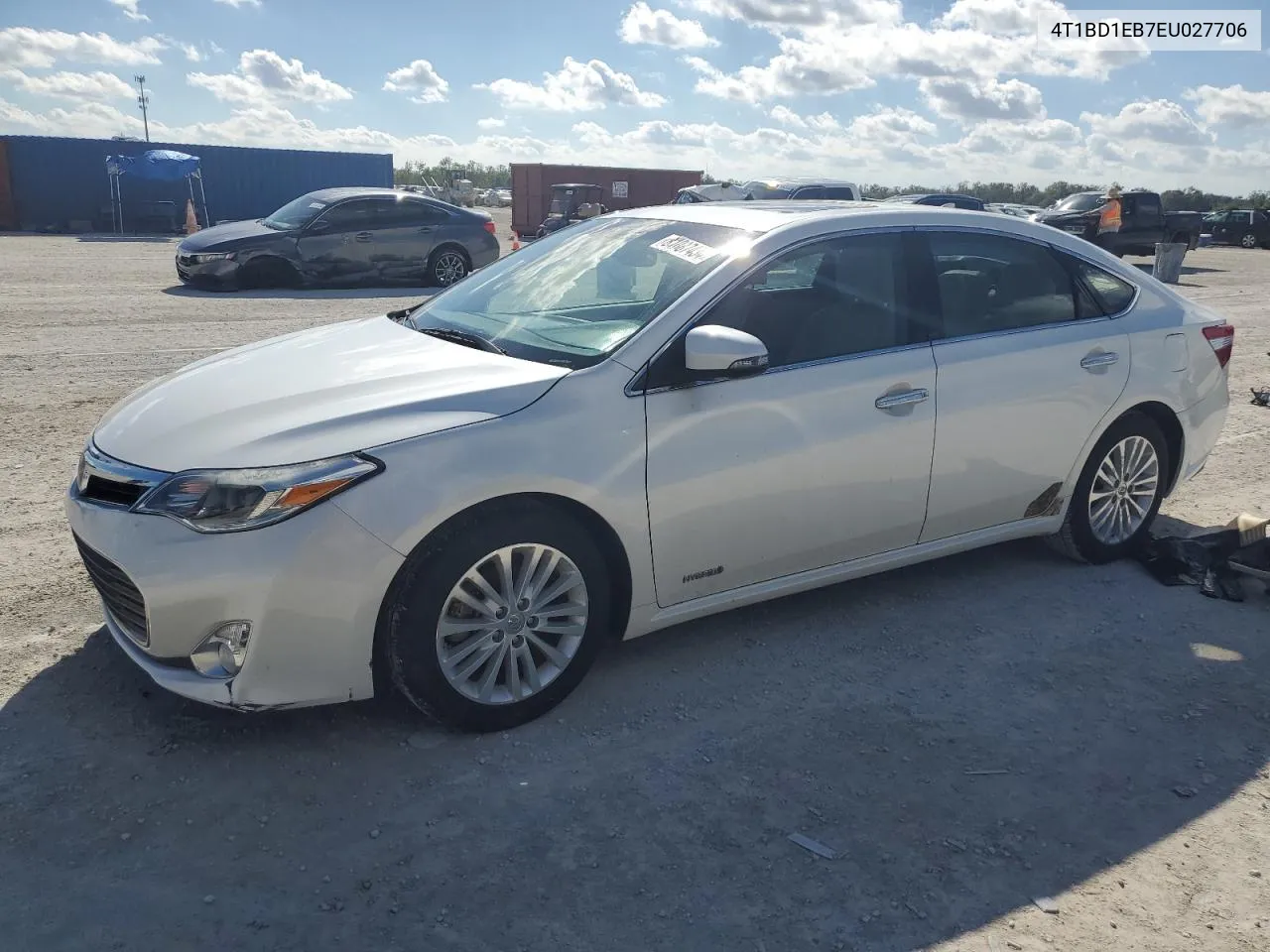 2014 Toyota Avalon Hybrid VIN: 4T1BD1EB7EU027706 Lot: 81087434