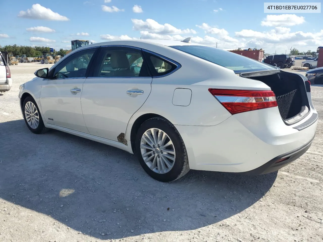 2014 Toyota Avalon Hybrid VIN: 4T1BD1EB7EU027706 Lot: 81087434