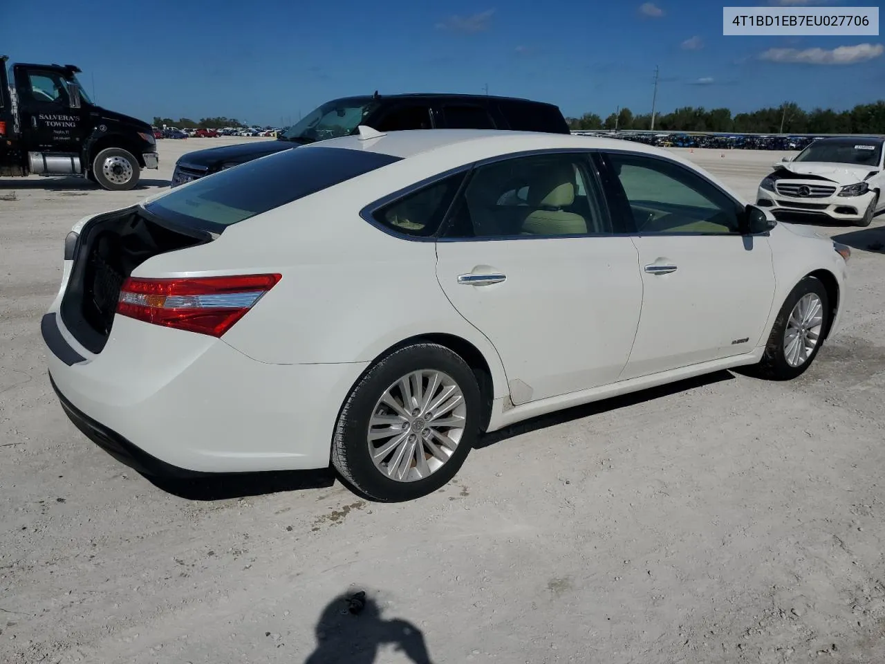 2014 Toyota Avalon Hybrid VIN: 4T1BD1EB7EU027706 Lot: 81087434