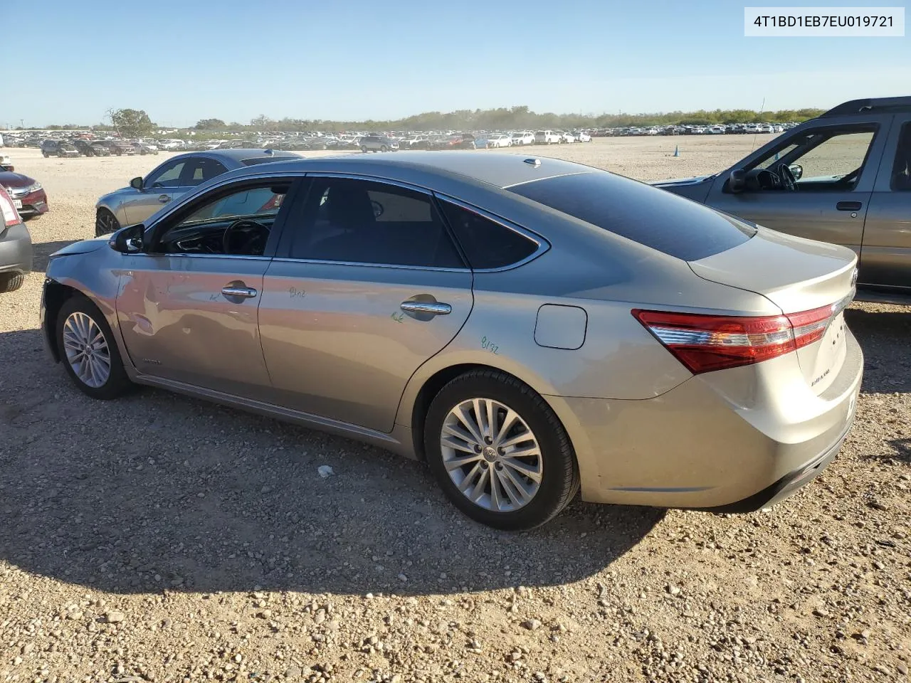 2014 Toyota Avalon Hybrid VIN: 4T1BD1EB7EU019721 Lot: 81677154