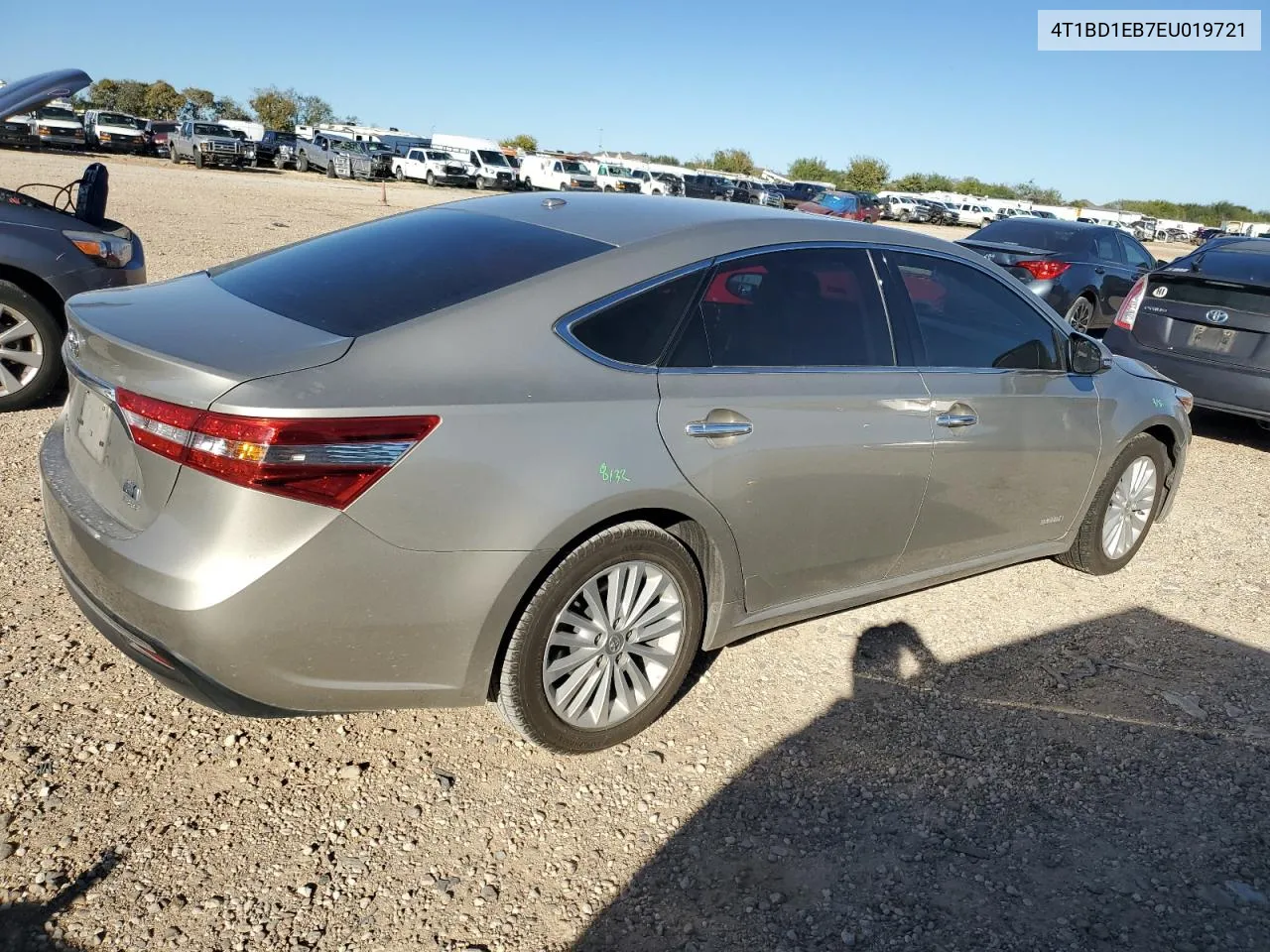 2014 Toyota Avalon Hybrid VIN: 4T1BD1EB7EU019721 Lot: 81677154