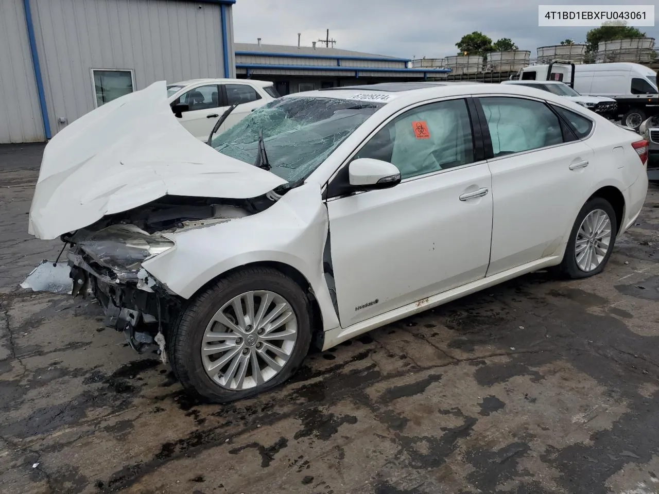 2015 Toyota Avalon Hybrid VIN: 4T1BD1EBXFU043061 Lot: 67029374