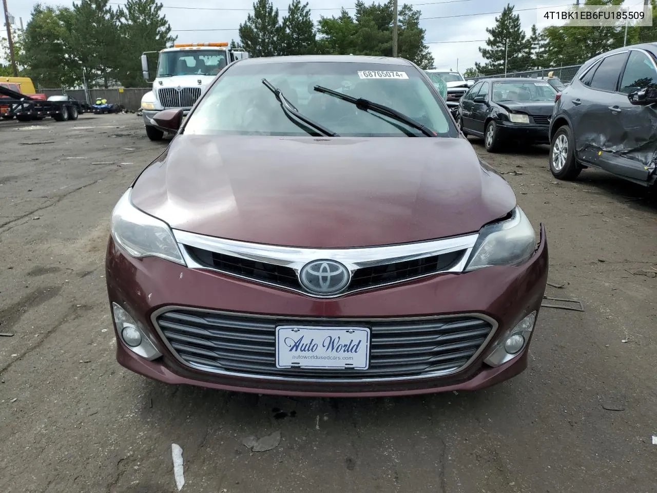 2015 Toyota Avalon Xle VIN: 4T1BK1EB6FU185509 Lot: 68765074