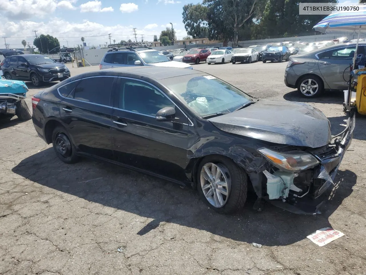 2015 Toyota Avalon Xle VIN: 4T1BK1EB3FU190750 Lot: 71170494