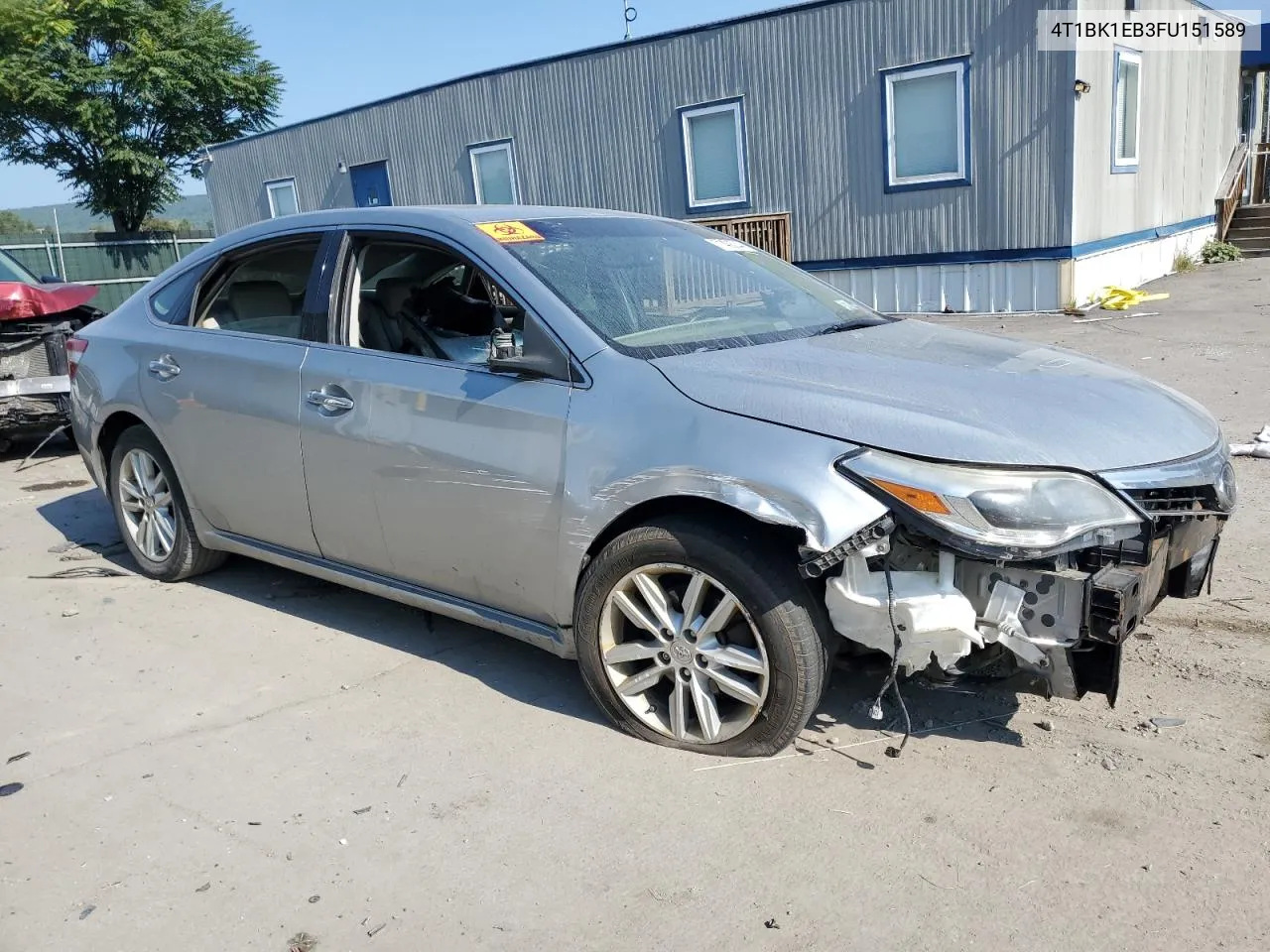 2015 Toyota Avalon Xle VIN: 4T1BK1EB3FU151589 Lot: 71456244