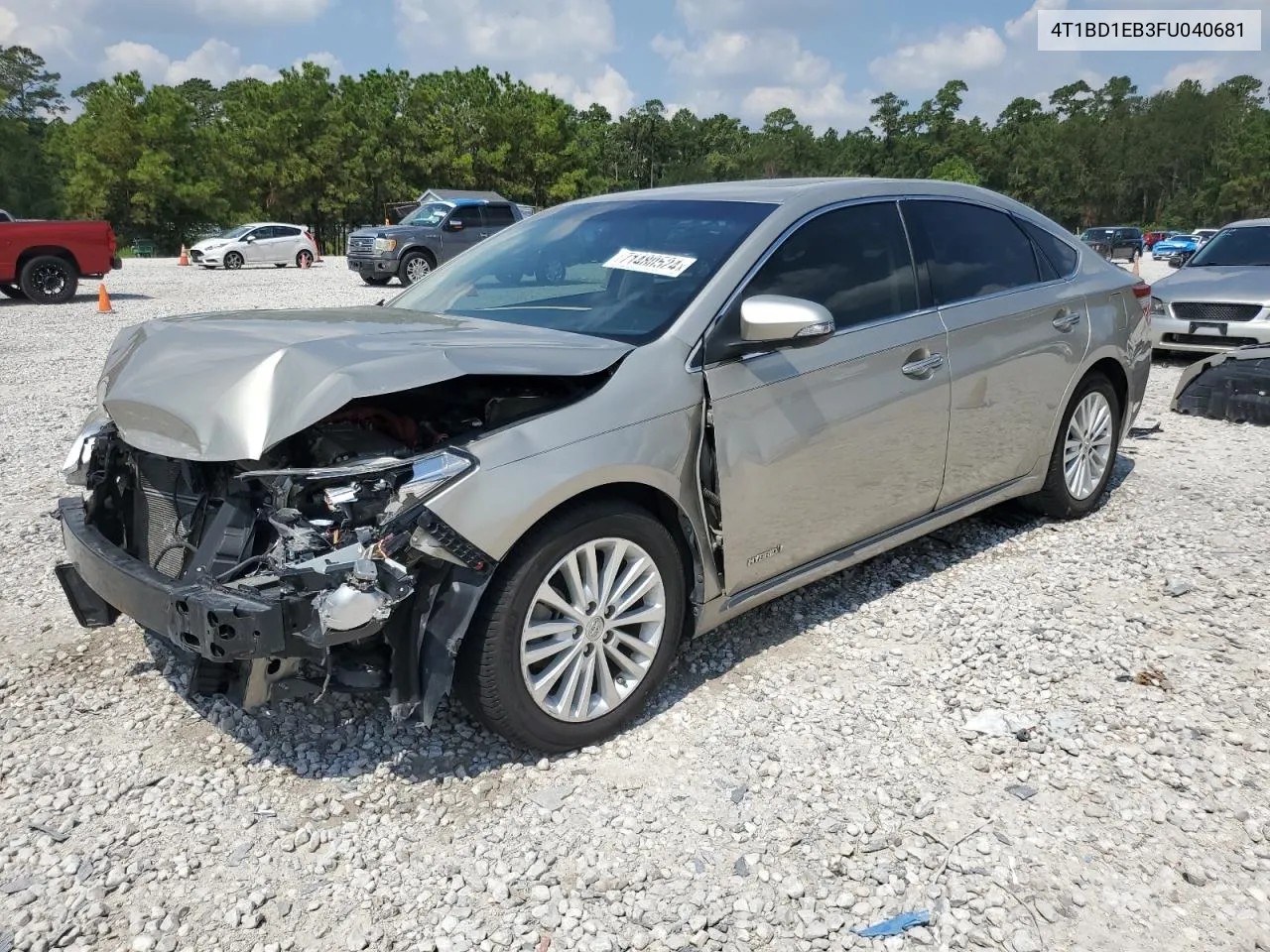 2015 Toyota Avalon Hybrid VIN: 4T1BD1EB3FU040681 Lot: 71480524