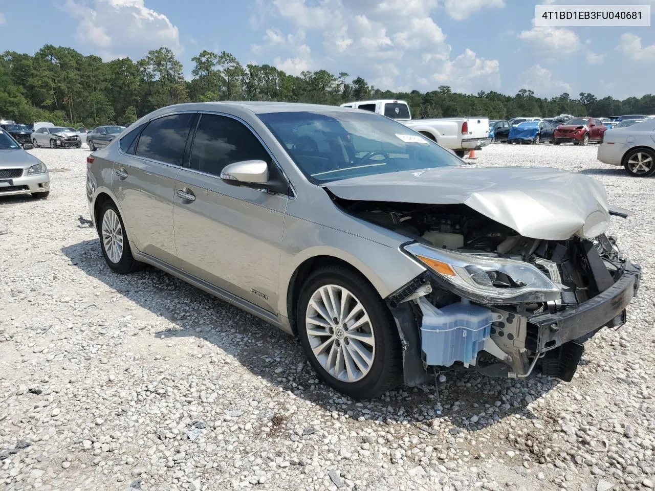 2015 Toyota Avalon Hybrid VIN: 4T1BD1EB3FU040681 Lot: 71480524