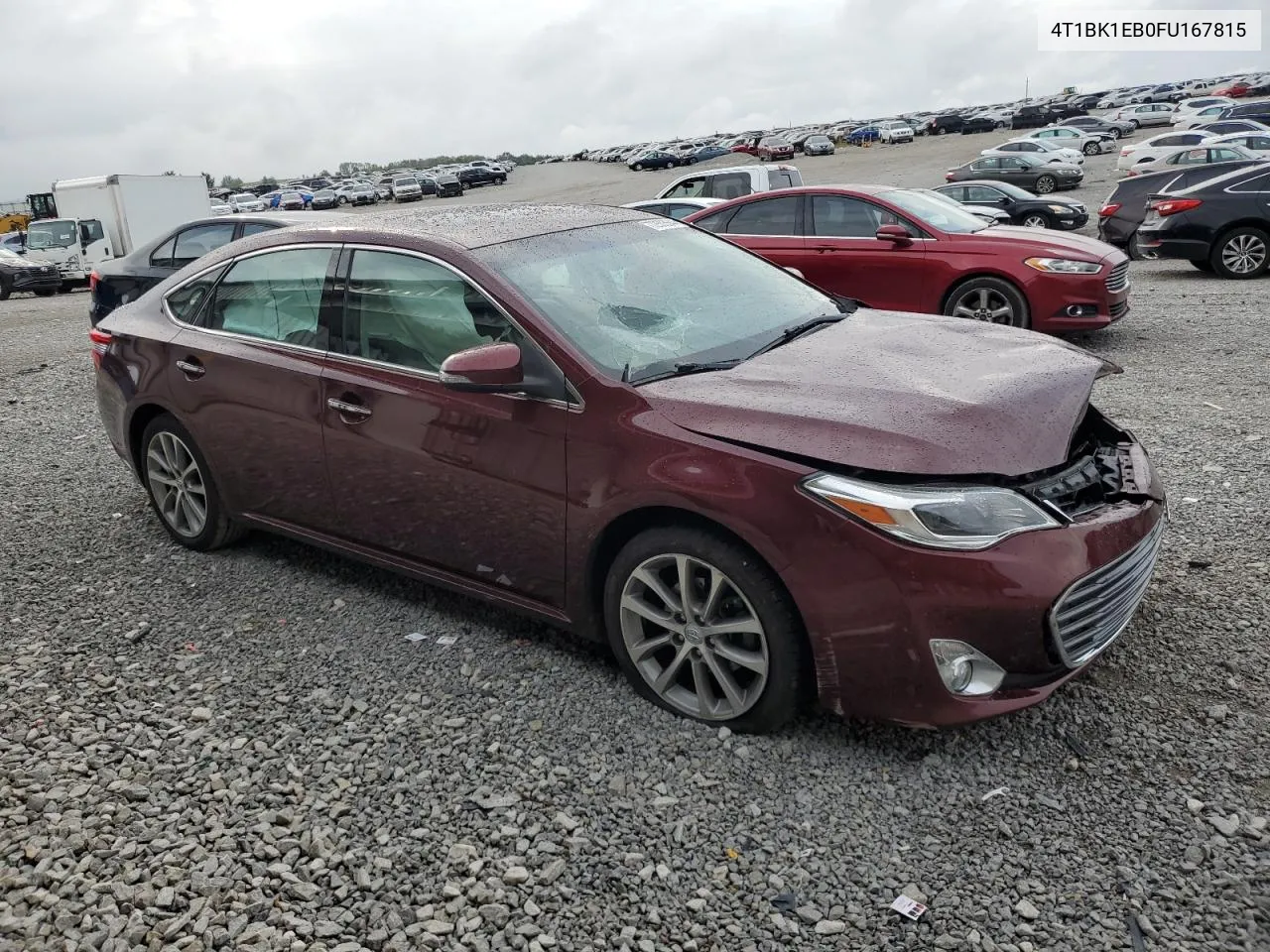 2015 Toyota Avalon Xle VIN: 4T1BK1EB0FU167815 Lot: 72503544