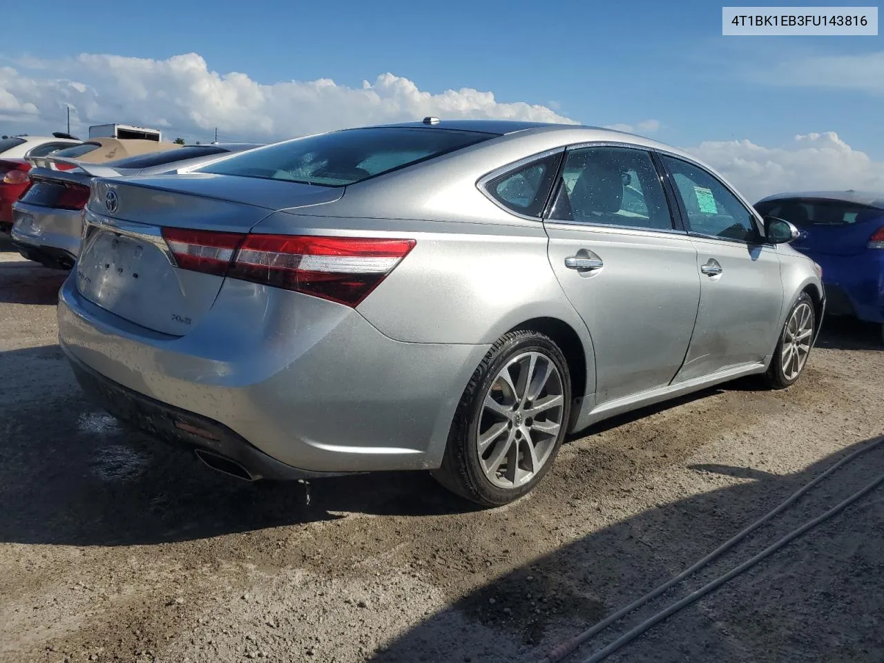 2015 Toyota Avalon Xle VIN: 4T1BK1EB3FU143816 Lot: 73964834