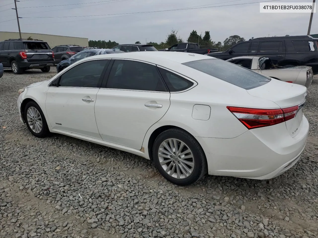 4T1BD1EB2FU038078 2015 Toyota Avalon Hybrid