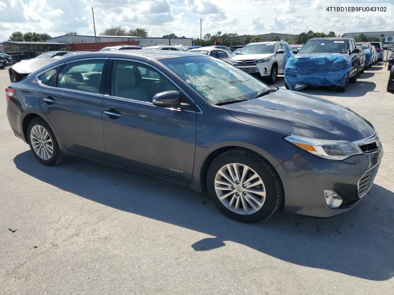 2015 Toyota Avalon Hybrid VIN: 4T1BD1EB9FU043102 Lot: 74229554