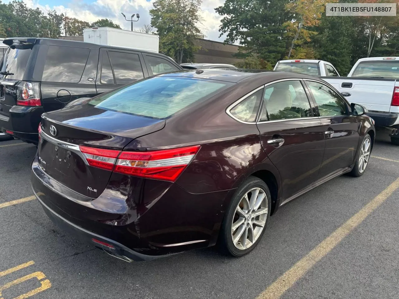 2015 Toyota Avalon Xle VIN: 4T1BK1EB5FU148807 Lot: 74384174