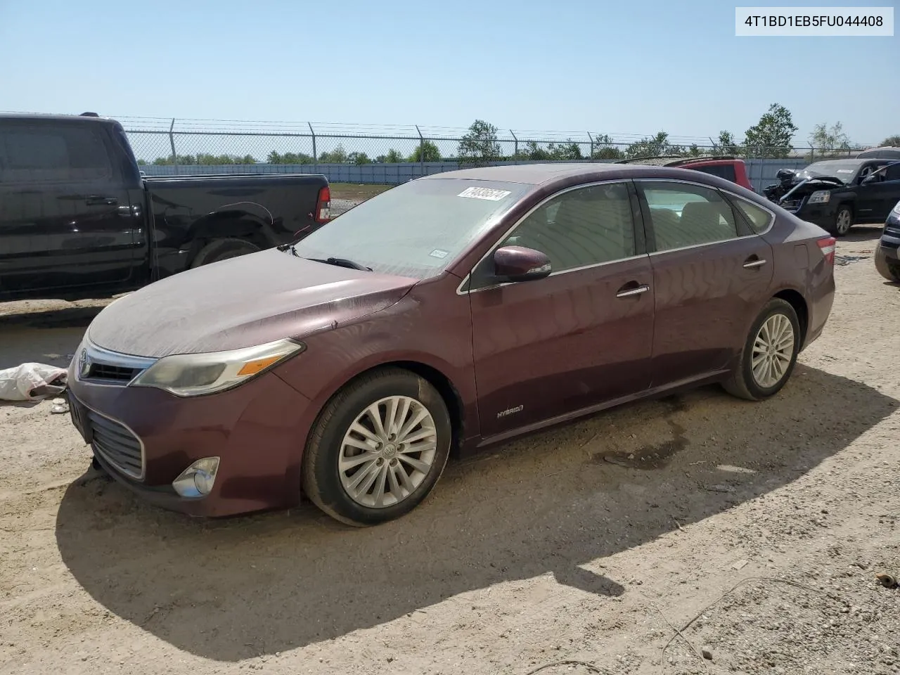 2015 Toyota Avalon Hybrid VIN: 4T1BD1EB5FU044408 Lot: 74836574