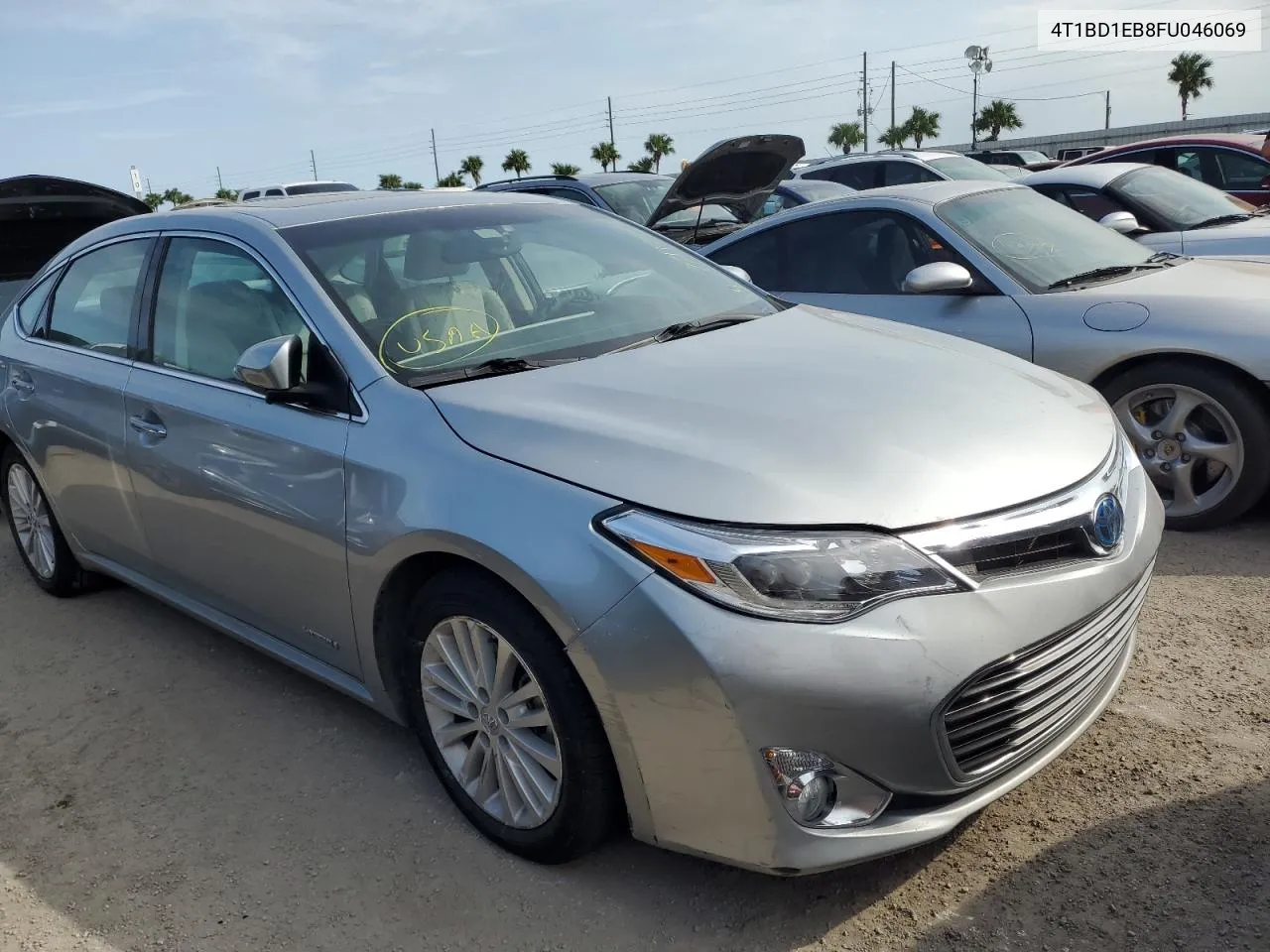 2015 Toyota Avalon Hybrid VIN: 4T1BD1EB8FU046069 Lot: 75110634