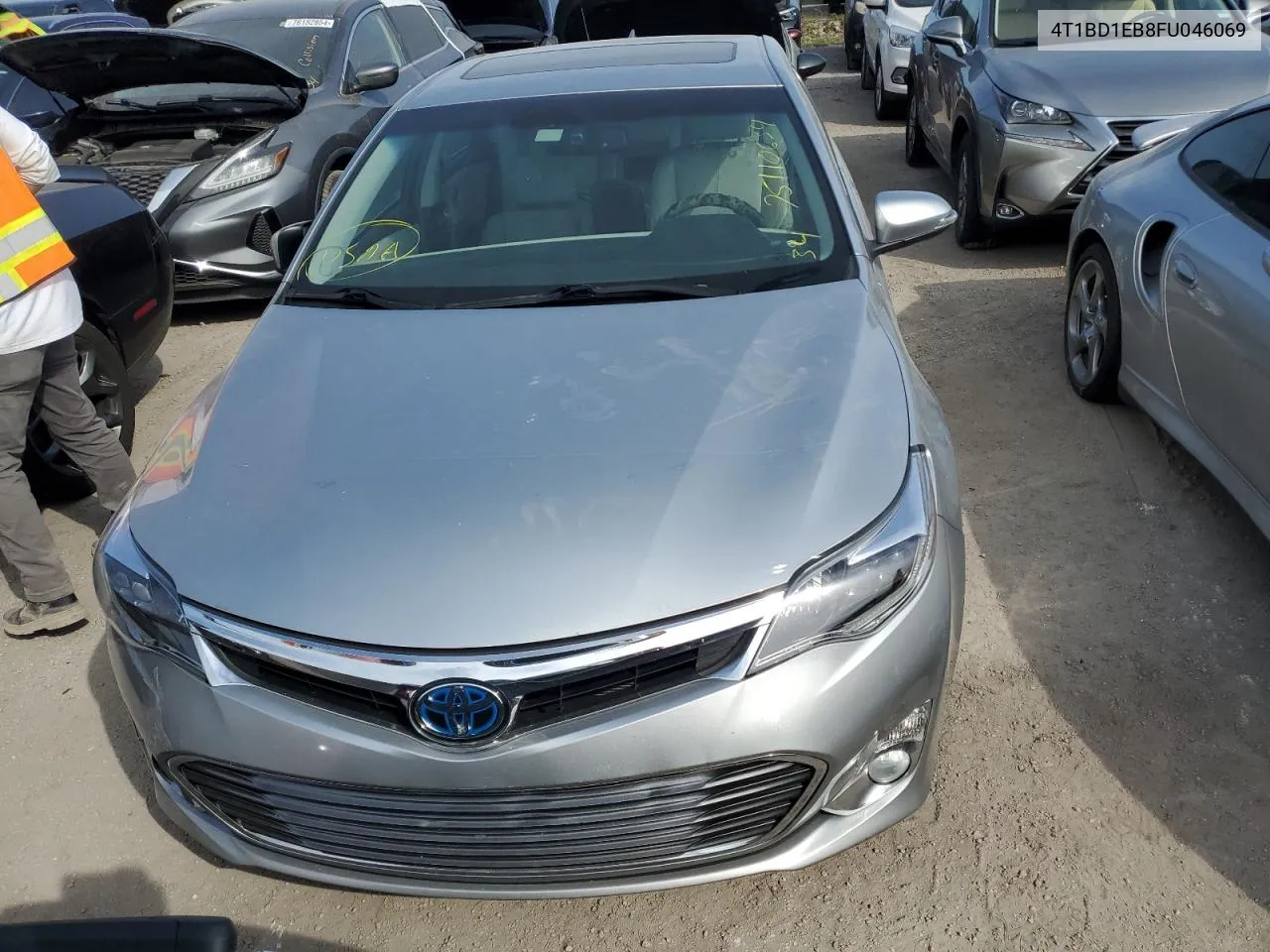 2015 Toyota Avalon Hybrid VIN: 4T1BD1EB8FU046069 Lot: 75110634