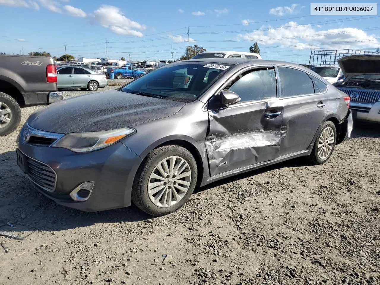 2015 Toyota Avalon Hybrid VIN: 4T1BD1EB7FU036097 Lot: 75692444