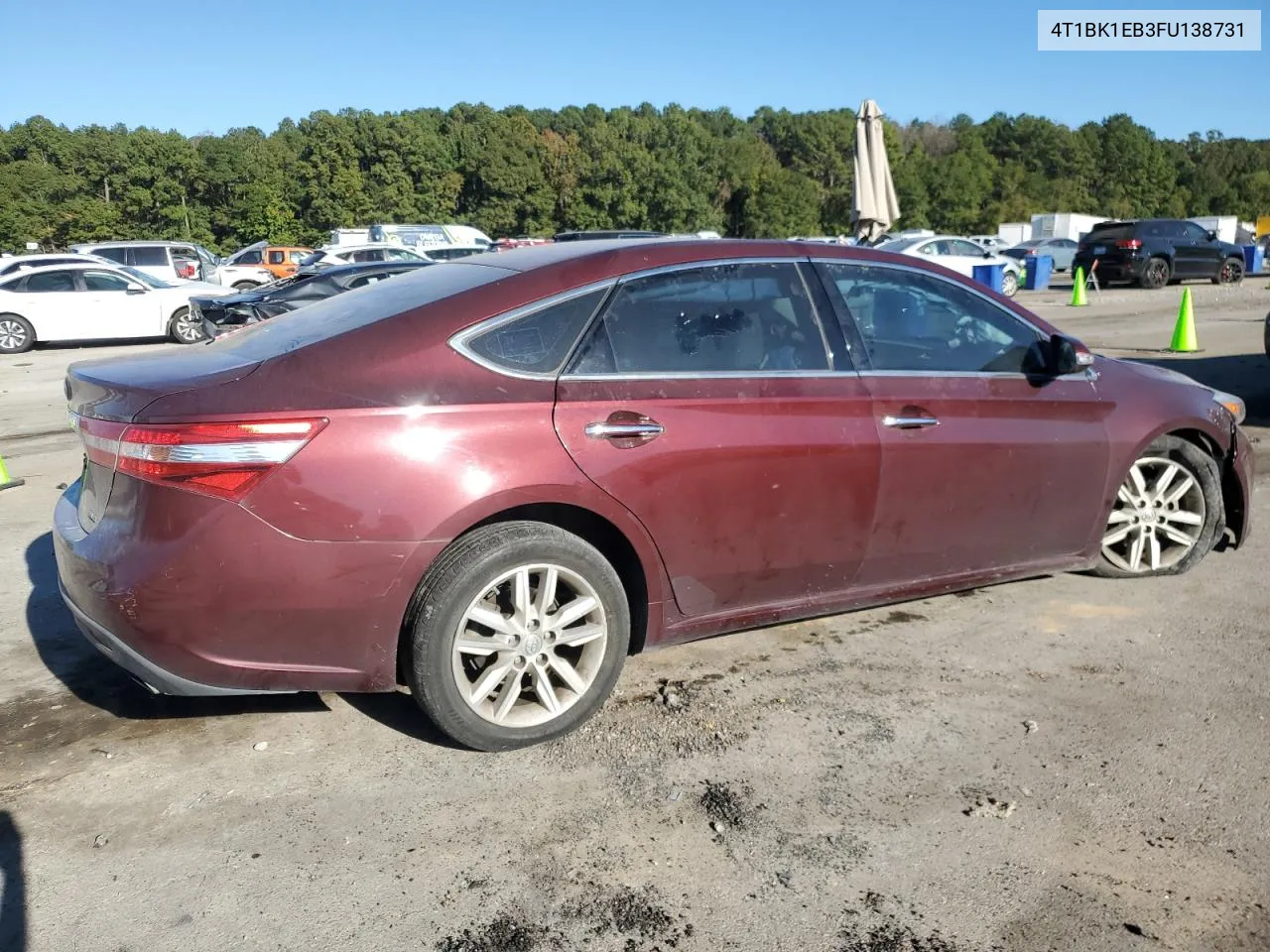 2015 Toyota Avalon Xle VIN: 4T1BK1EB3FU138731 Lot: 76466344