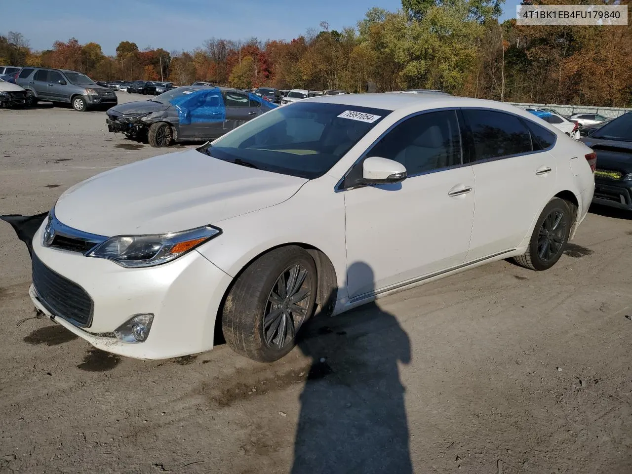 2015 Toyota Avalon Xle VIN: 4T1BK1EB4FU179840 Lot: 76991054