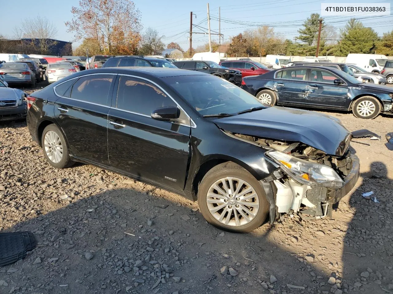 2015 Toyota Avalon Hybrid VIN: 4T1BD1EB1FU038363 Lot: 77627814